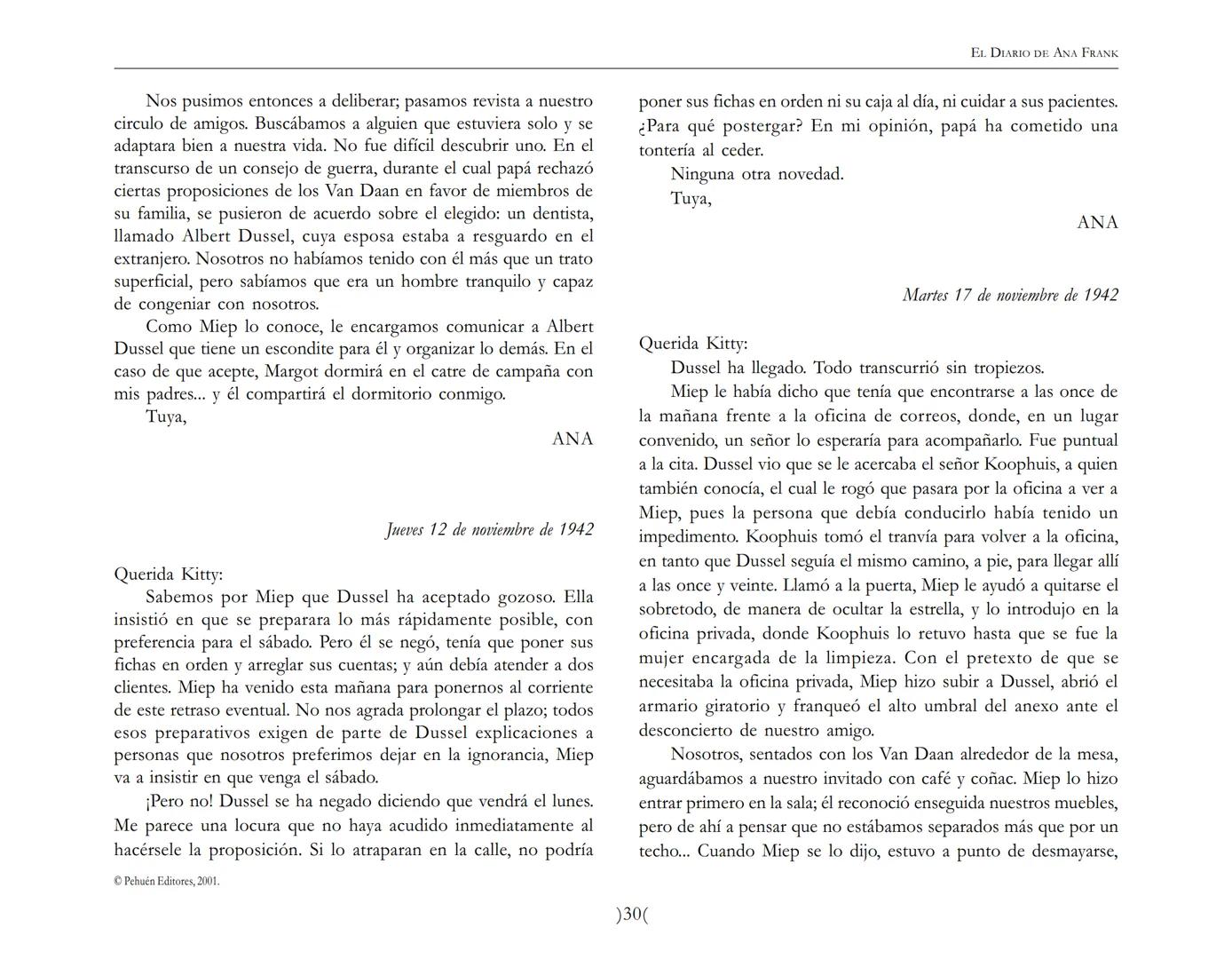 El Diario de
Ana Frank EL DIARIO DE ANA FRANK
NOTA DEL TRADUCTOR
Función de mediar -de intermediar- entre dos mundos, entre
dos universos li
