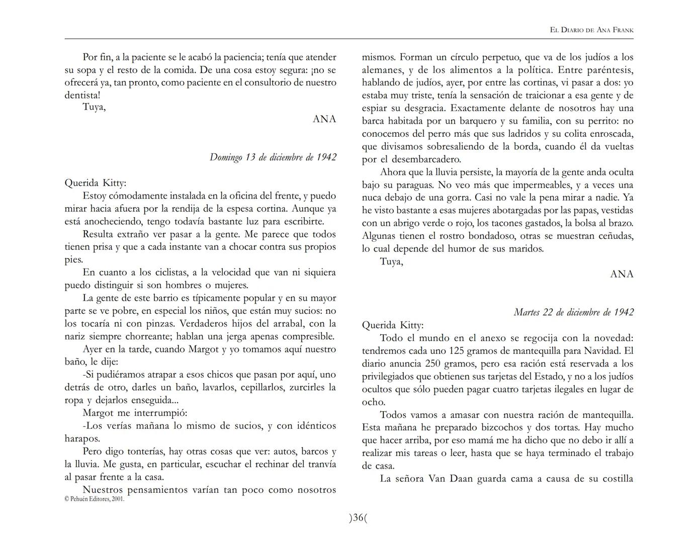 El Diario de
Ana Frank EL DIARIO DE ANA FRANK
NOTA DEL TRADUCTOR
Función de mediar -de intermediar- entre dos mundos, entre
dos universos li