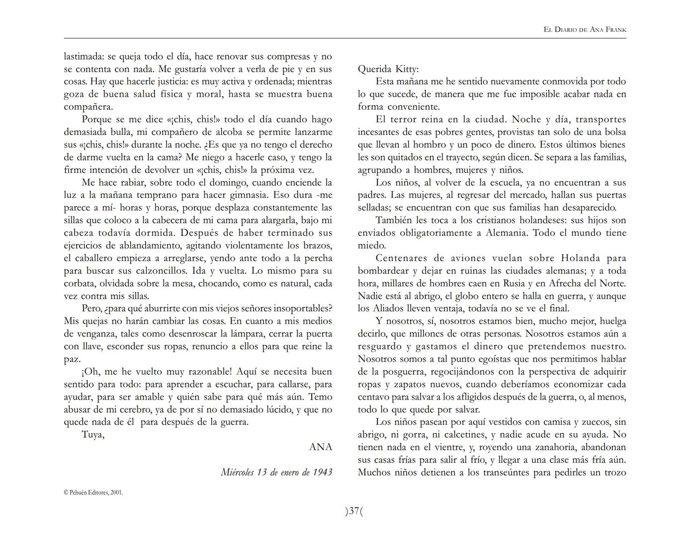 El Diario de
Ana Frank EL DIARIO DE ANA FRANK
NOTA DEL TRADUCTOR
Función de mediar -de intermediar- entre dos mundos, entre
dos universos li