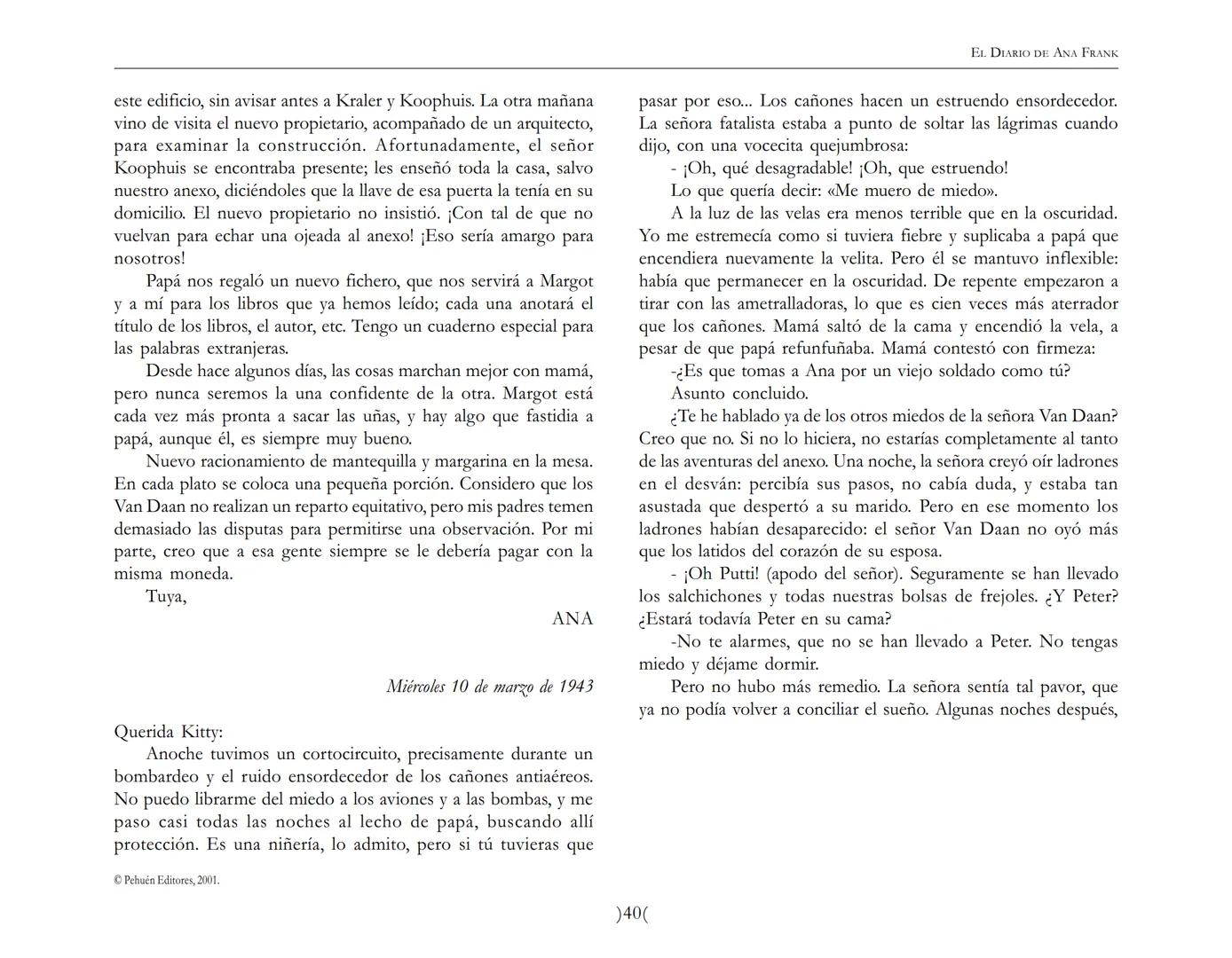 El Diario de
Ana Frank EL DIARIO DE ANA FRANK
NOTA DEL TRADUCTOR
Función de mediar -de intermediar- entre dos mundos, entre
dos universos li