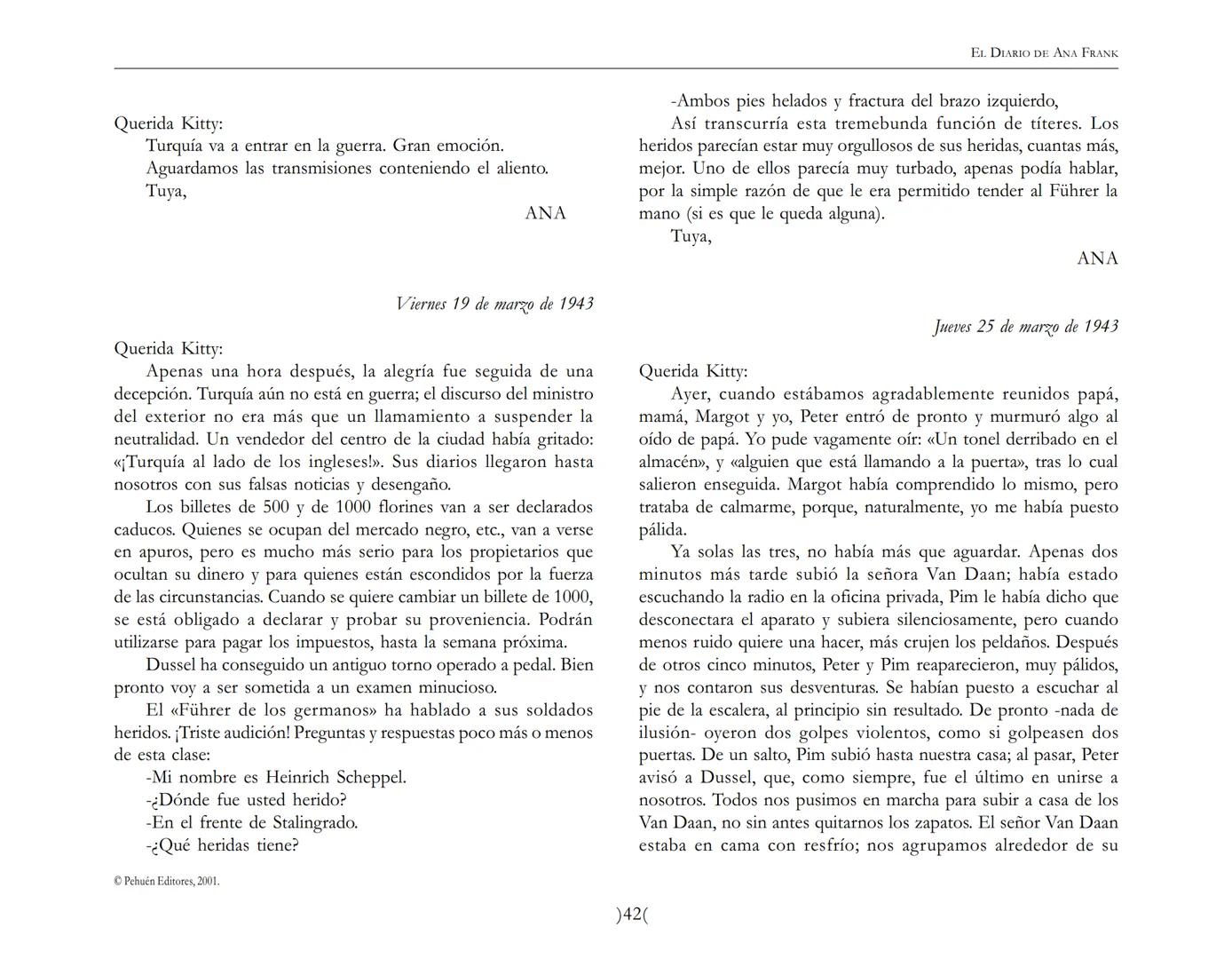 El Diario de
Ana Frank EL DIARIO DE ANA FRANK
NOTA DEL TRADUCTOR
Función de mediar -de intermediar- entre dos mundos, entre
dos universos li