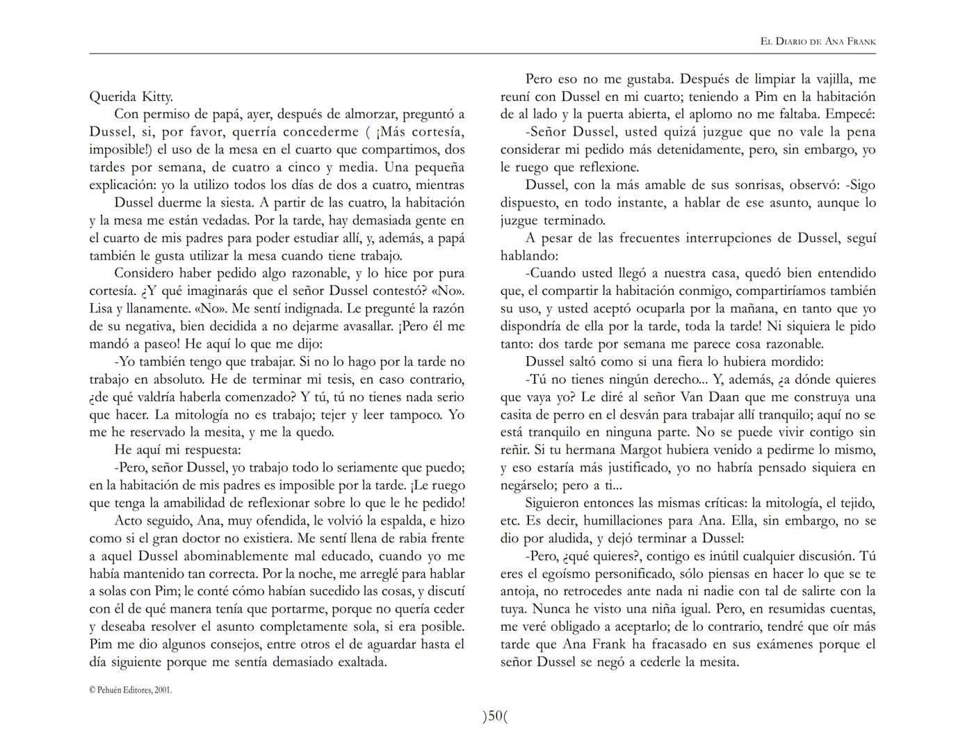 El Diario de
Ana Frank EL DIARIO DE ANA FRANK
NOTA DEL TRADUCTOR
Función de mediar -de intermediar- entre dos mundos, entre
dos universos li