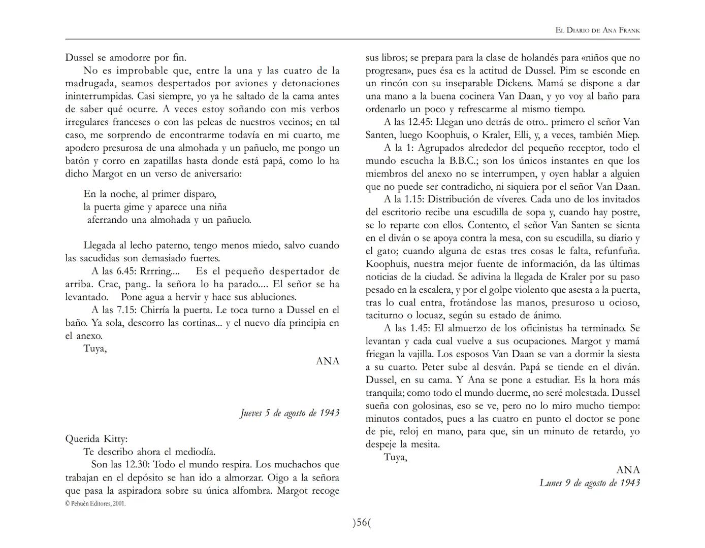 El Diario de
Ana Frank EL DIARIO DE ANA FRANK
NOTA DEL TRADUCTOR
Función de mediar -de intermediar- entre dos mundos, entre
dos universos li