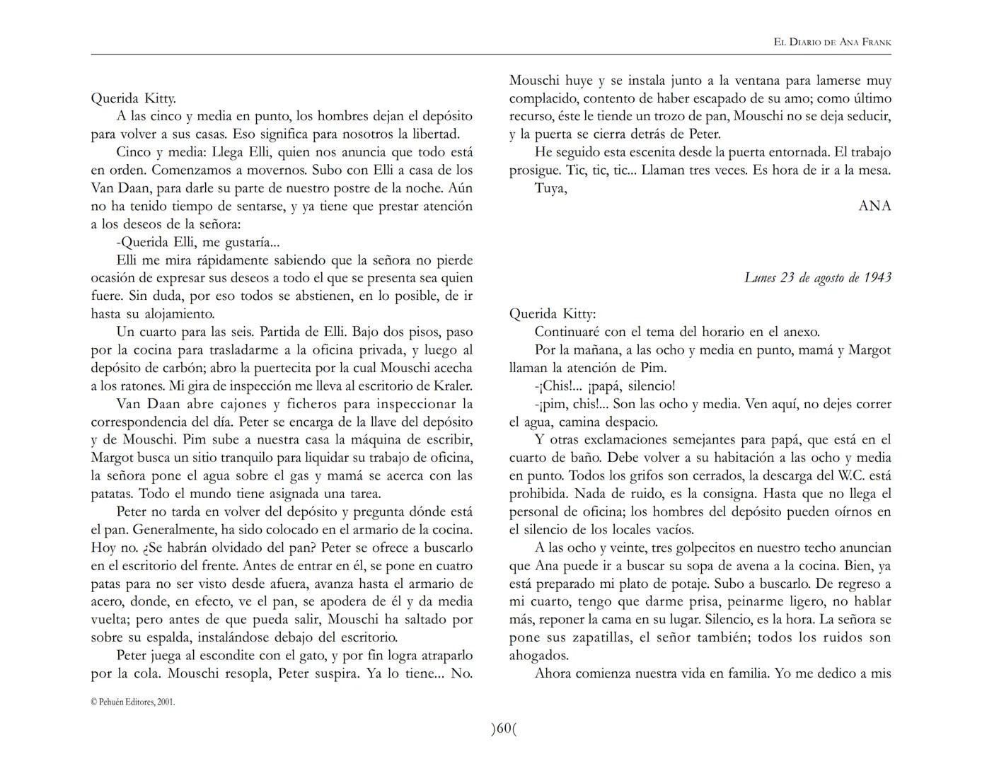 El Diario de
Ana Frank EL DIARIO DE ANA FRANK
NOTA DEL TRADUCTOR
Función de mediar -de intermediar- entre dos mundos, entre
dos universos li