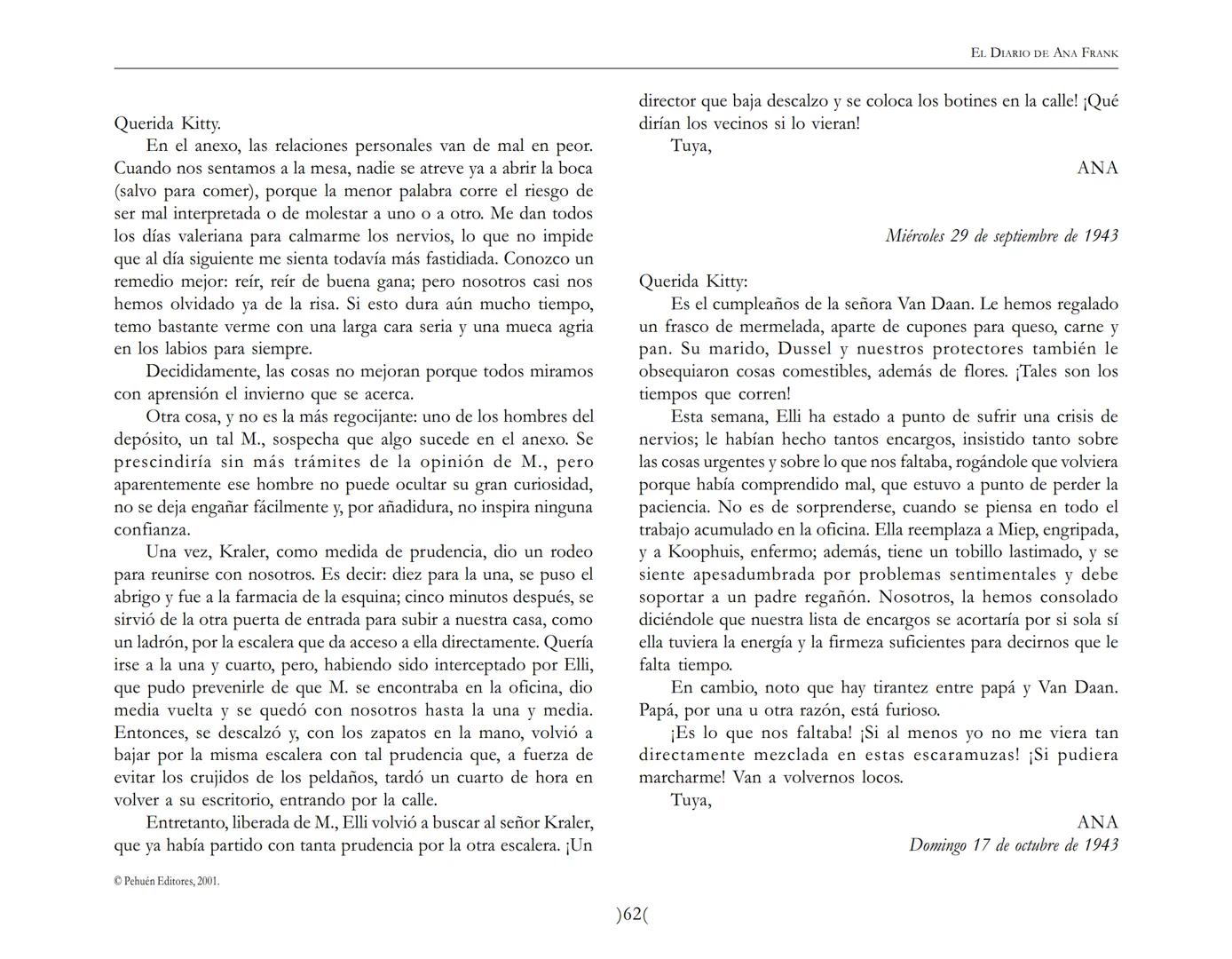 El Diario de
Ana Frank EL DIARIO DE ANA FRANK
NOTA DEL TRADUCTOR
Función de mediar -de intermediar- entre dos mundos, entre
dos universos li
