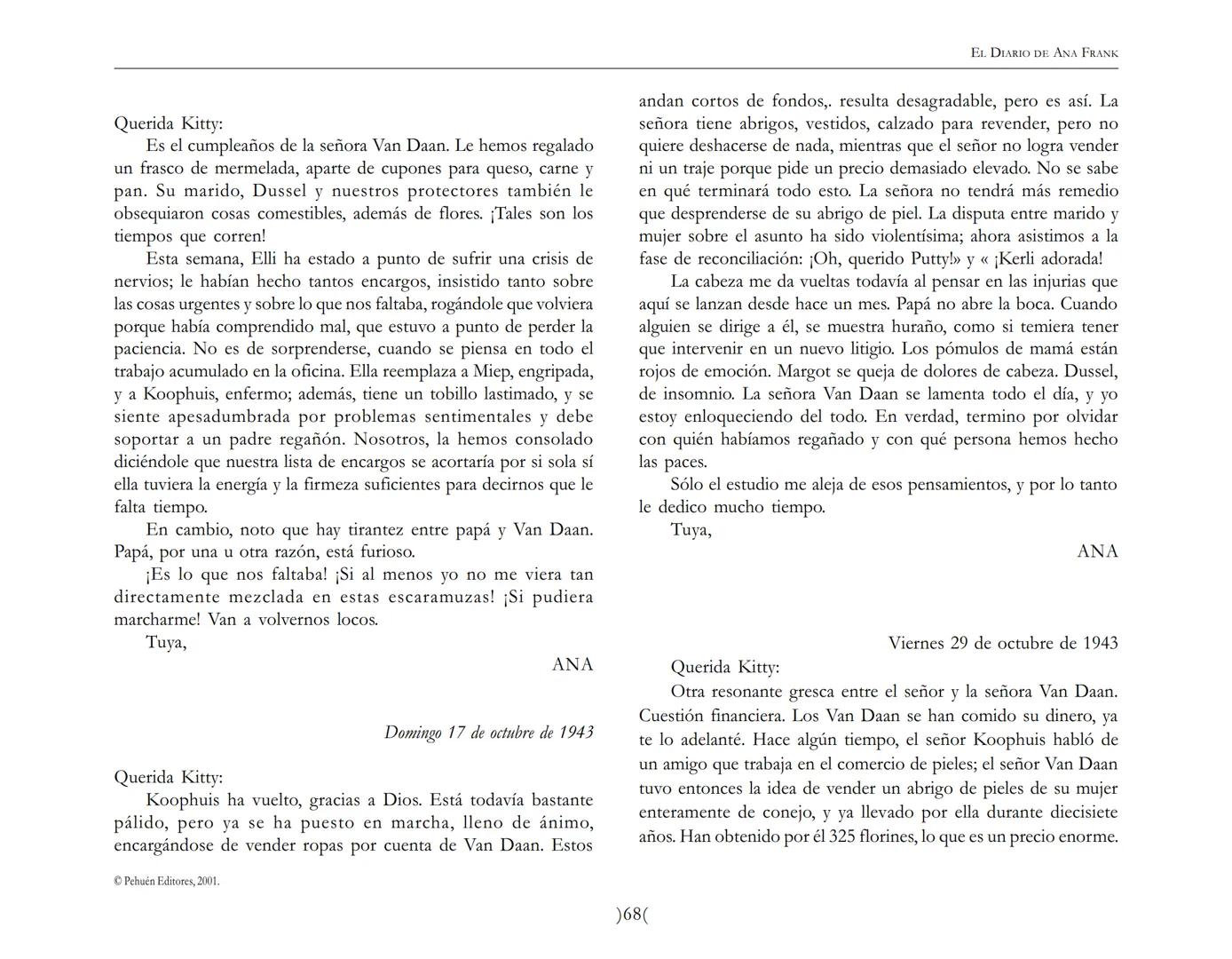 El Diario de
Ana Frank EL DIARIO DE ANA FRANK
NOTA DEL TRADUCTOR
Función de mediar -de intermediar- entre dos mundos, entre
dos universos li