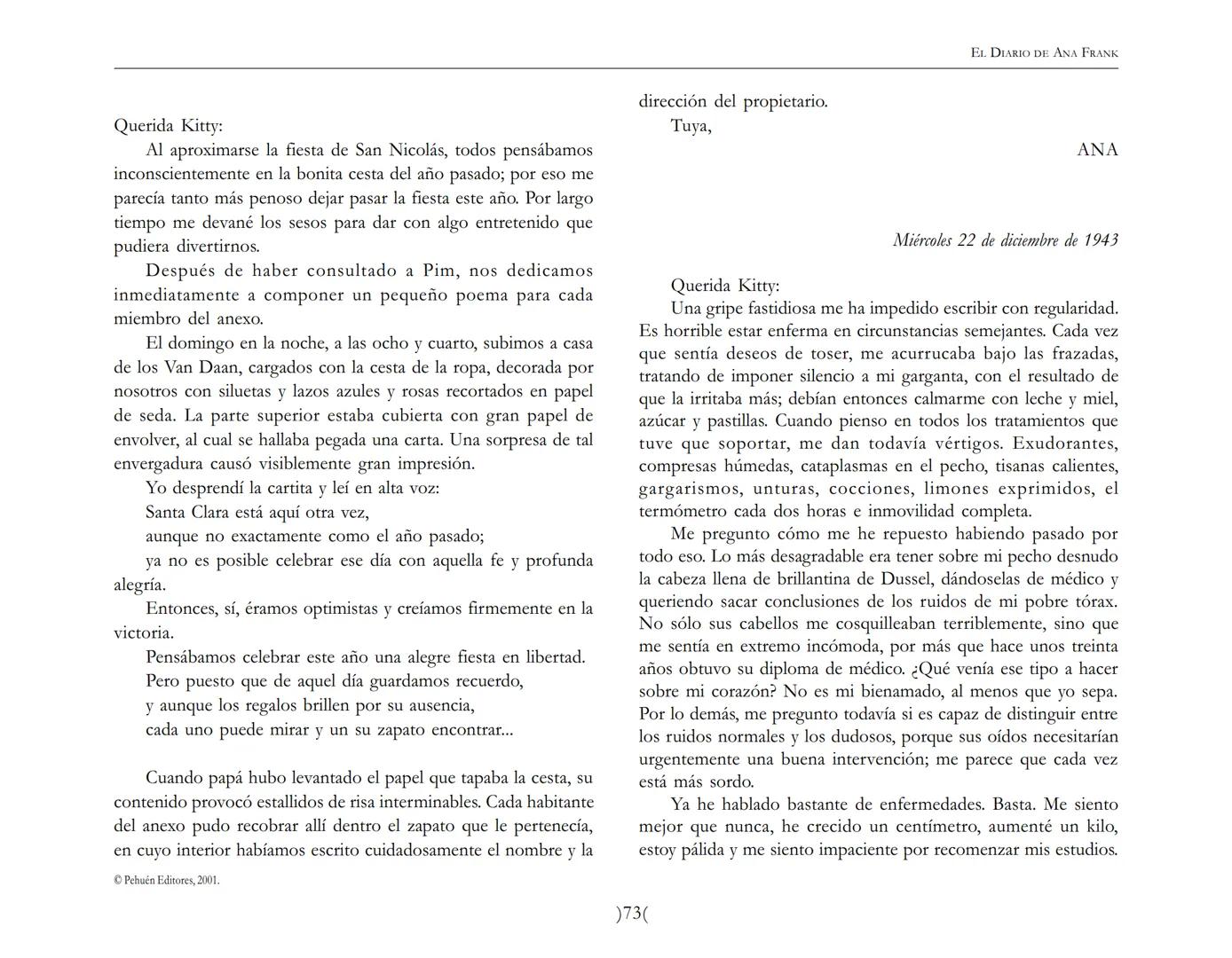 El Diario de
Ana Frank EL DIARIO DE ANA FRANK
NOTA DEL TRADUCTOR
Función de mediar -de intermediar- entre dos mundos, entre
dos universos li