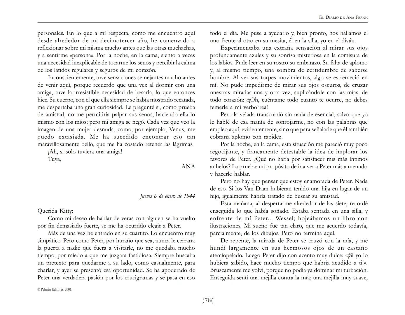 El Diario de
Ana Frank EL DIARIO DE ANA FRANK
NOTA DEL TRADUCTOR
Función de mediar -de intermediar- entre dos mundos, entre
dos universos li