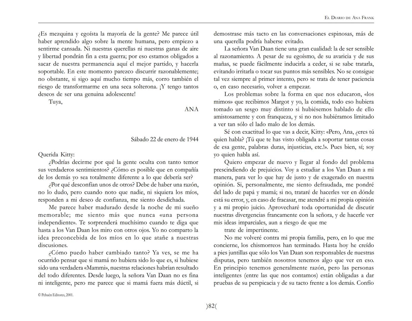 El Diario de
Ana Frank EL DIARIO DE ANA FRANK
NOTA DEL TRADUCTOR
Función de mediar -de intermediar- entre dos mundos, entre
dos universos li