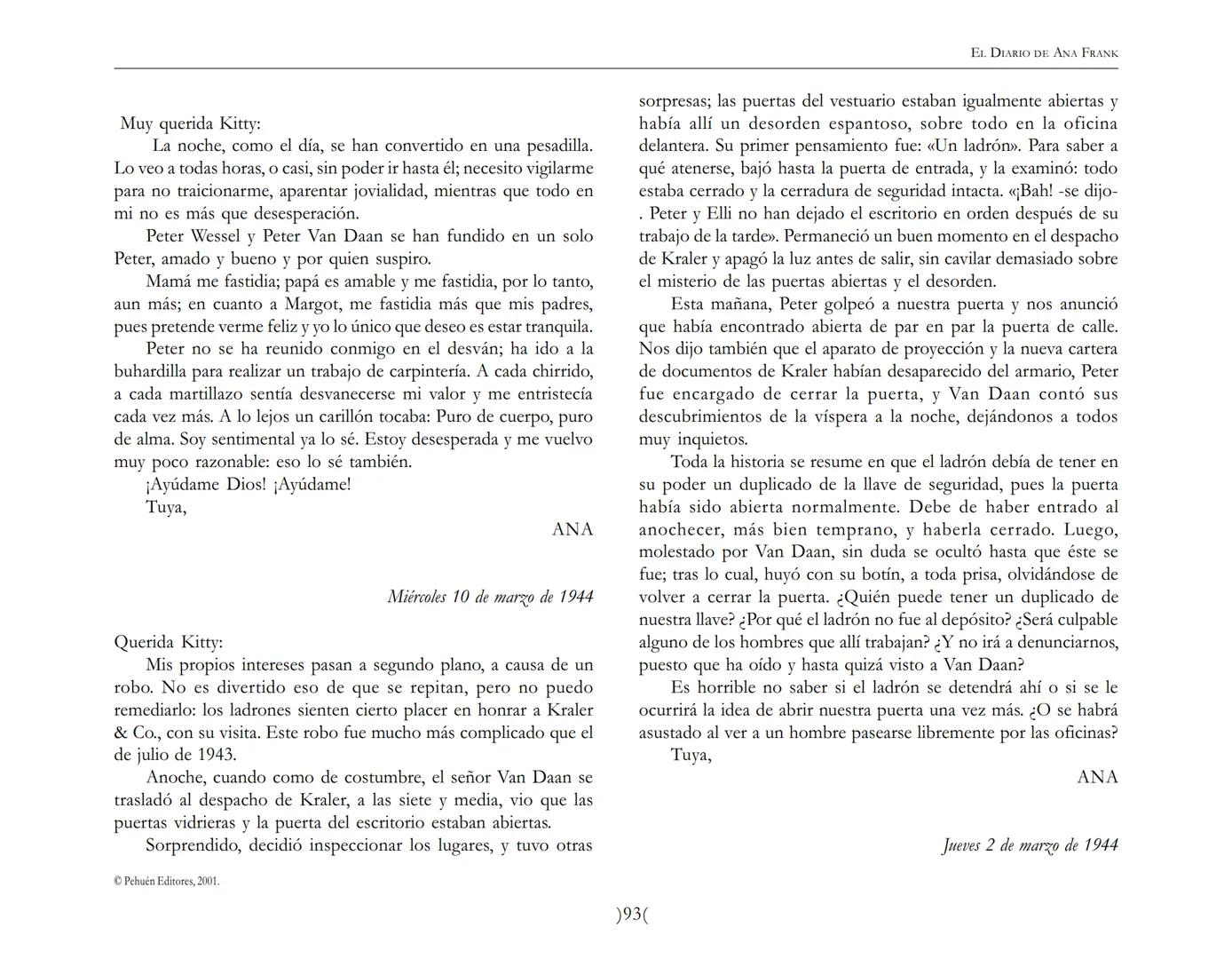 El Diario de
Ana Frank EL DIARIO DE ANA FRANK
NOTA DEL TRADUCTOR
Función de mediar -de intermediar- entre dos mundos, entre
dos universos li