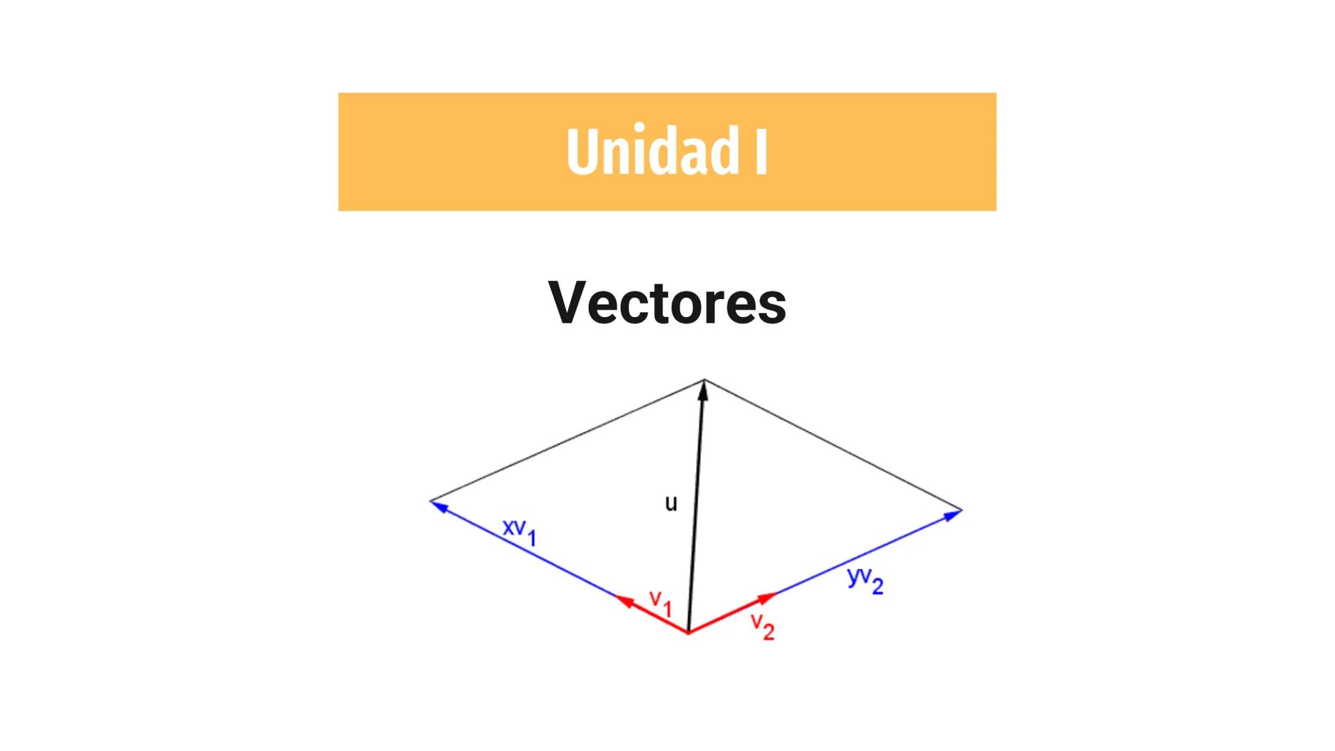 # Cálculo Vectorial
M.C. Jesús Octavio Olivares González Unidad 1: Vectores
Definición de vector en el plano y
espacio e interpretación
geo