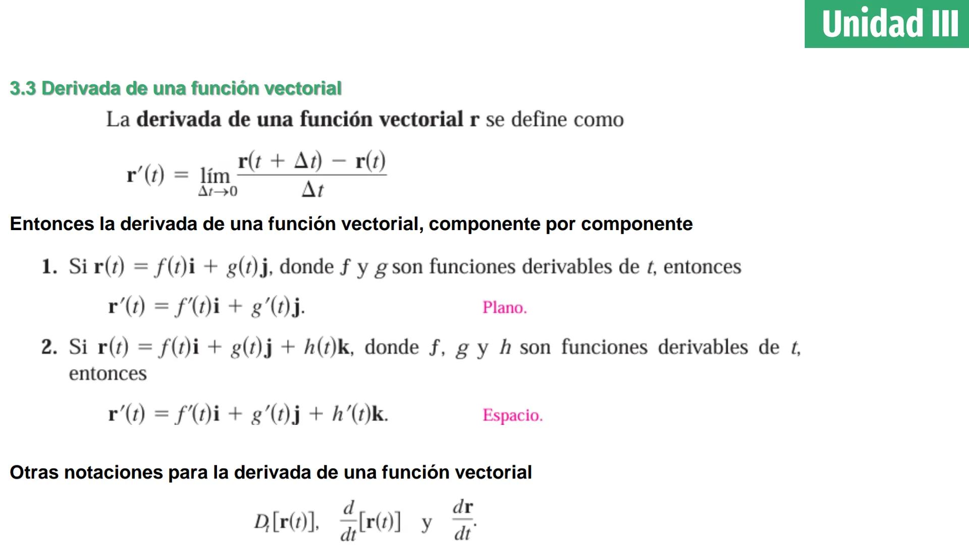 # Cálculo Vectorial
M.C. Jesús Octavio Olivares González Unidad 1: Vectores
Definición de vector en el plano y
espacio e interpretación
geo