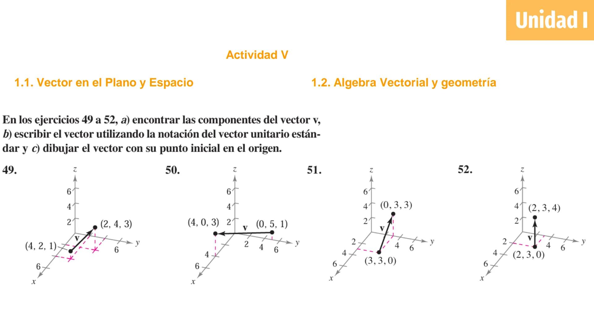 # Cálculo Vectorial
M.C. Jesús Octavio Olivares González Unidad 1: Vectores
Definición de vector en el plano y
espacio e interpretación
geo
