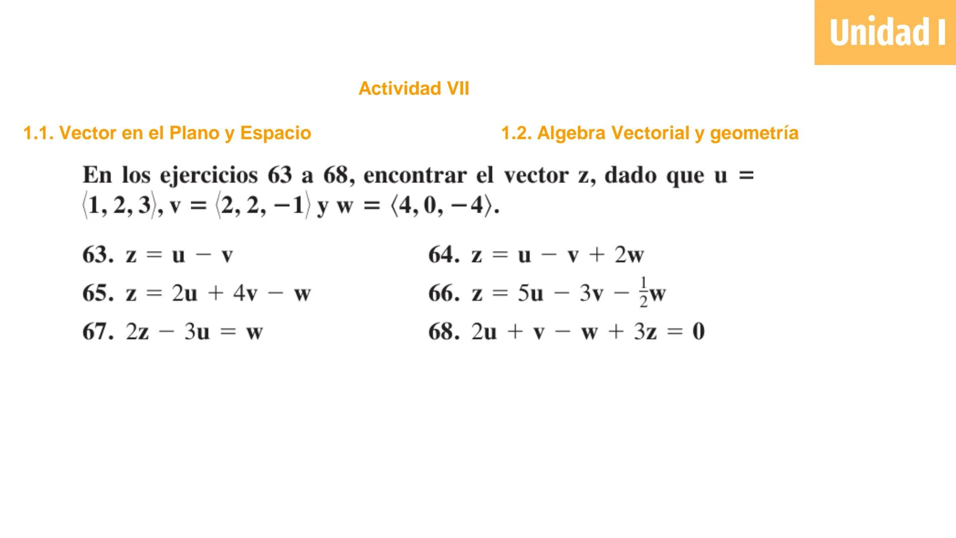 # Cálculo Vectorial
M.C. Jesús Octavio Olivares González Unidad 1: Vectores
Definición de vector en el plano y
espacio e interpretación
geo