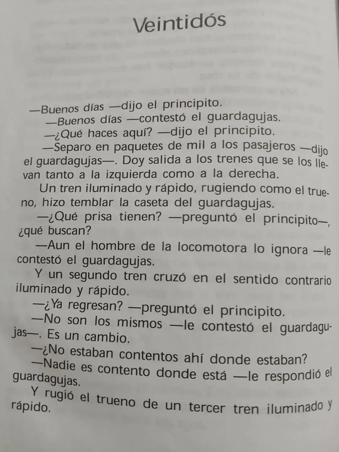 Capítulo 22, 23 y
ANTOINE DE SAINT-EXUPÉRY
☆
El Principito
CON LAS ACUARELAS ORIGINALES DEL AUTOR
-16
* Veintidós
-Buenos días -dijo el prin