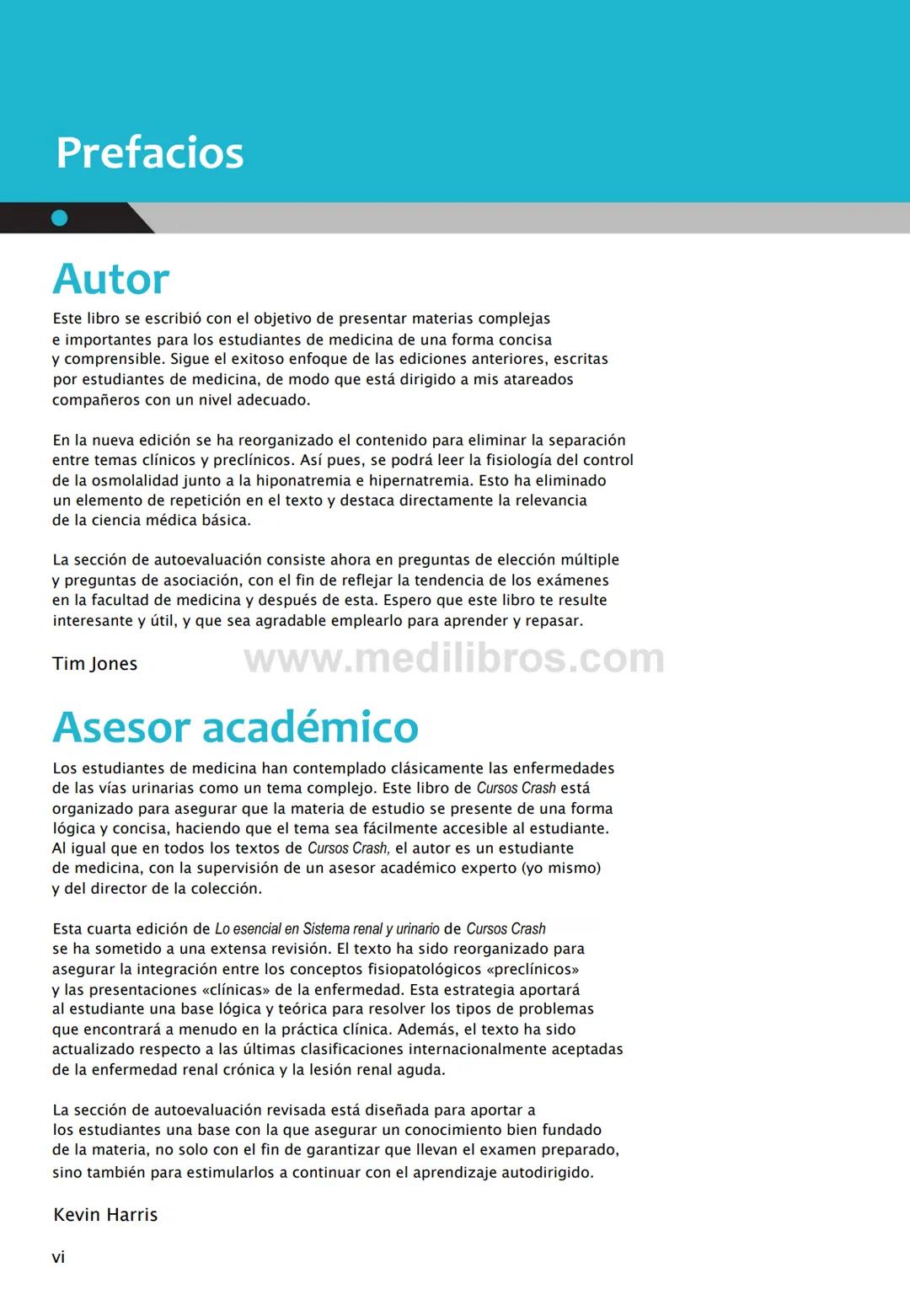 CIENCIAS BÁSICAS
4ª edición
CURSOS CRASH
Editor de la colección Dan Horton-Szar
Asesor académico: Kevin Harris
Lo esencial en
Sistema renal