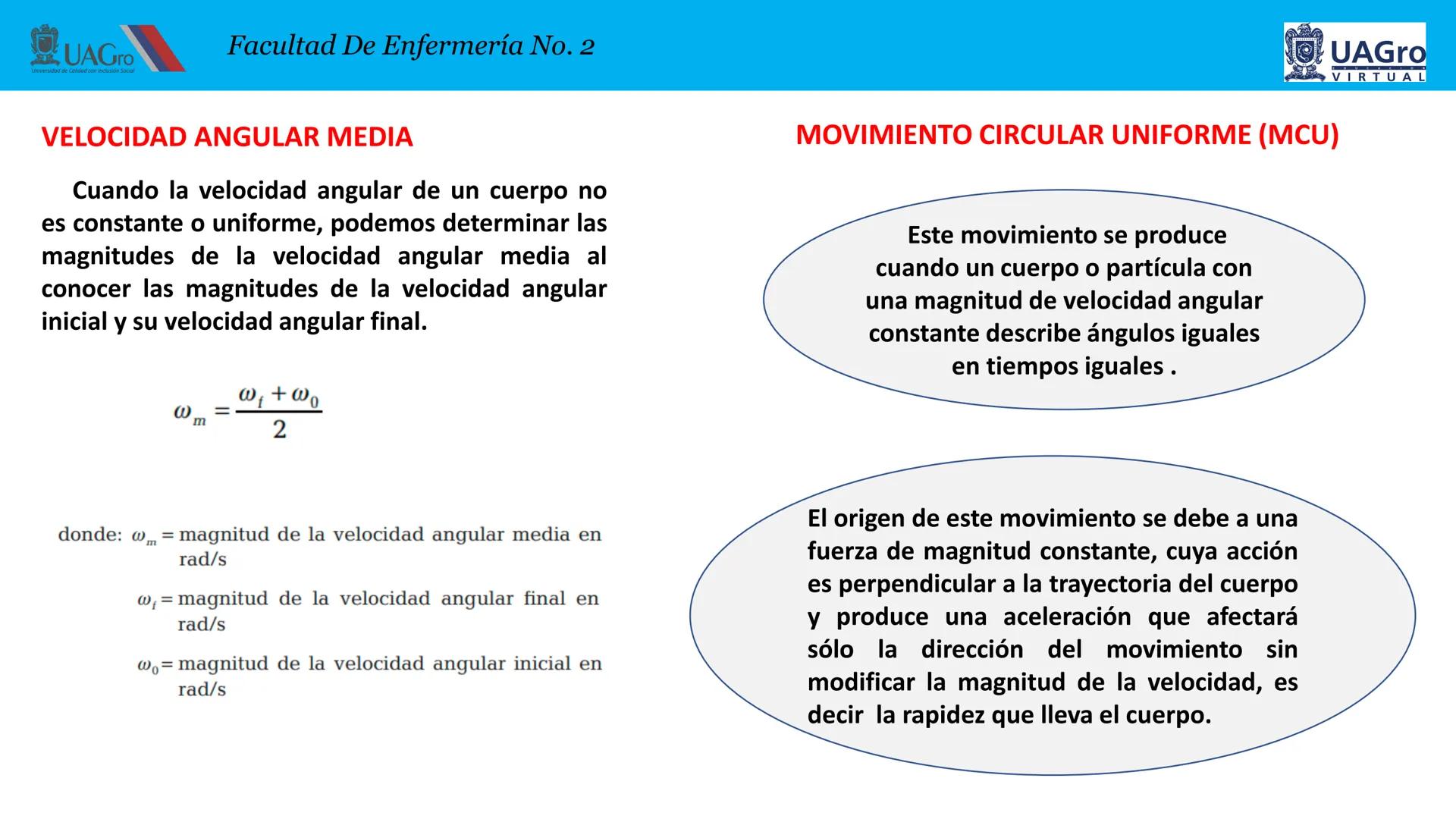 UAGro
Facultad De Enfermería No. 2
Universidad de Calidad con Inclusión Social
4. CINEMATICA
4.1. Introducción.
4.2. Definición de cinemátic