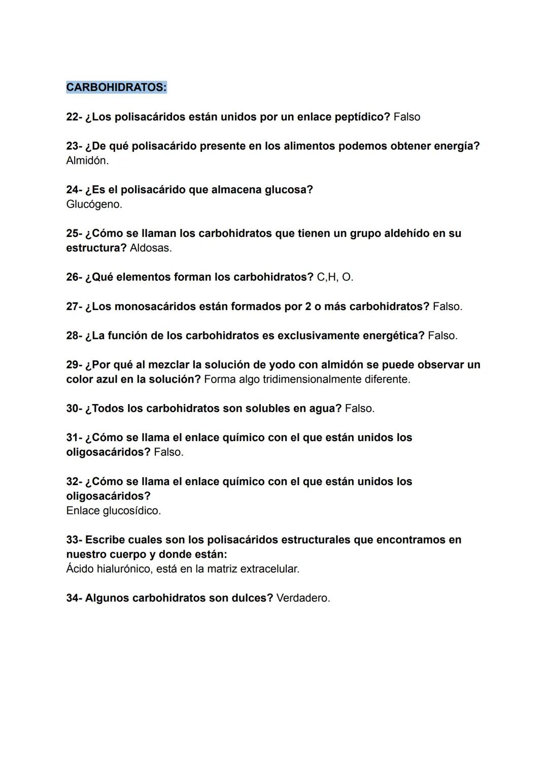 GUÍA PARA ORDINARIO DE
FUNDAMENTOS DE BIOQUÍMICA
ÁTOMOS:
1- Un enlace covalente es aquel en donde....
Se comparten pares de electrones, se t