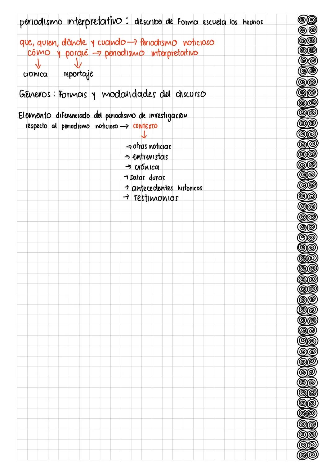 géneros periodisticos
información
↓
opinión
mixtos
↓
→la crónica
→la noticia
→El reportaje
→ la entrevista
→El editonal
→El art de opinióи
→