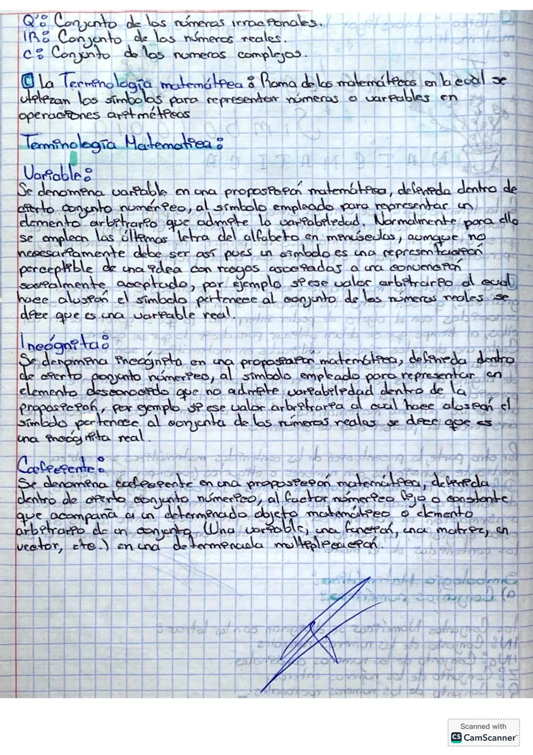 Tarea: Investigar la Terminologia y Simbología,
matematpea.
Terminologia y
Simbología
MATEMATI CA
Es la terminologra que utiliza simbolas
