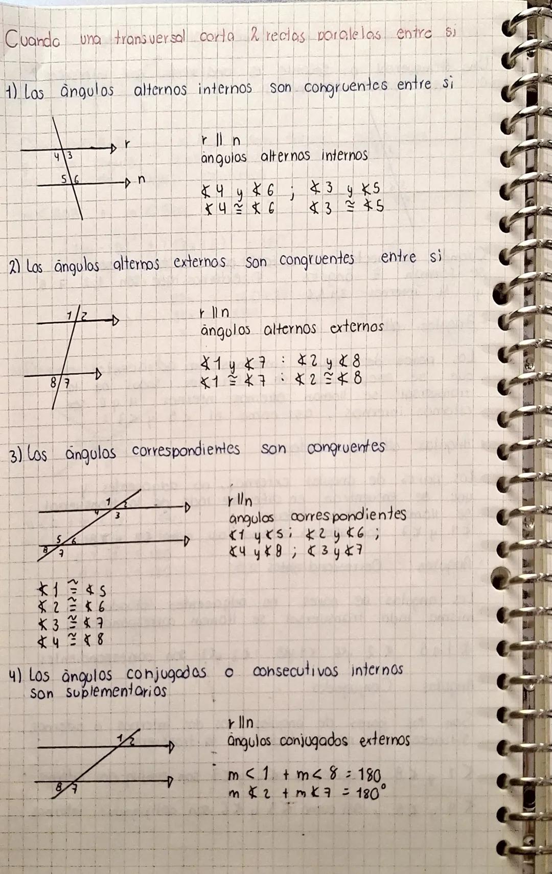 Clasificación de los ángulos de acuerdo a sus medidas
• Ángulo agudo
mide más de 0° pero menos de 90°
A
• Ángulo recto
mide 90°
A
B
C
∠B =