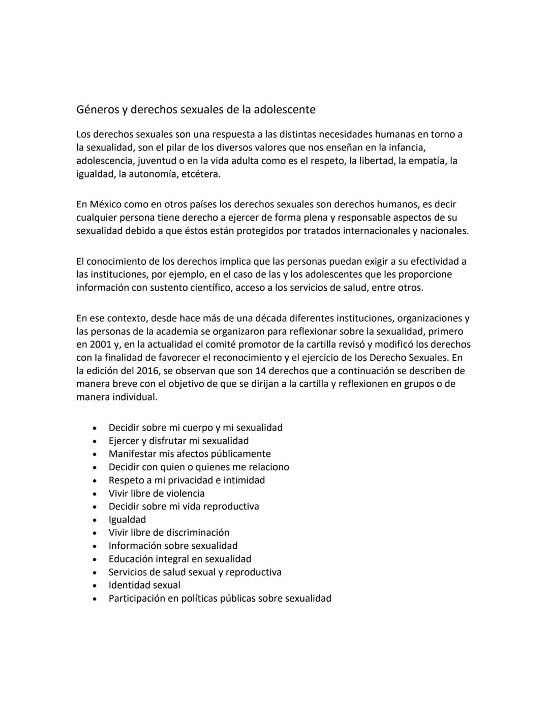 ## UNICLA
UNIVERSIDAD
CONTEMPORÁNEA
DE LAS AMÉRICAS
Nombre de la Actividad: Genero y derechos
Nombre de la materia: Género y salud
Nombr