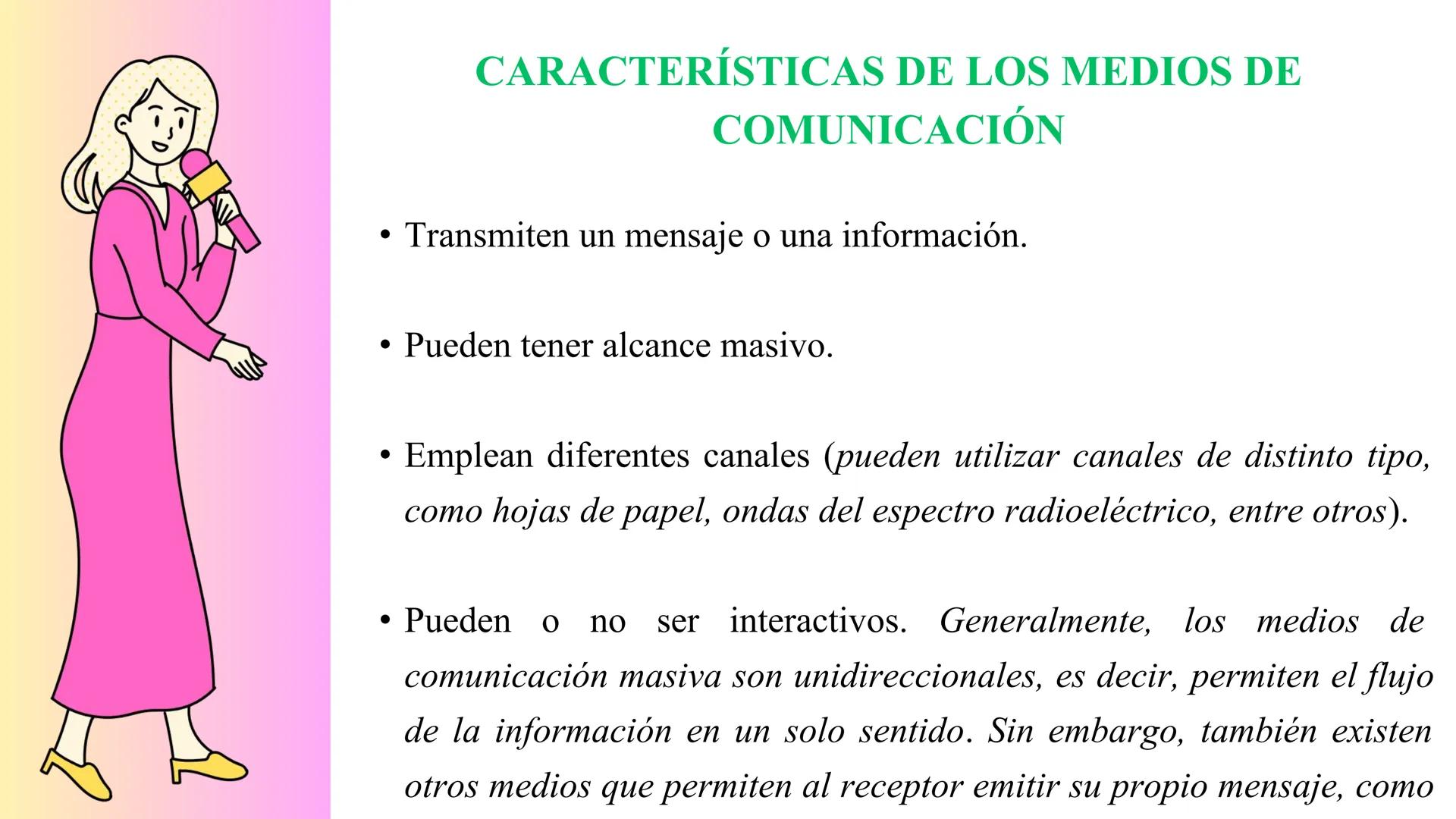 # MEDIOS DE
COMUNICACIÓN
Tarea 3 Un medio de comunicación es un sistema técnico utilizado para
transmitir información de cualquier tipo a