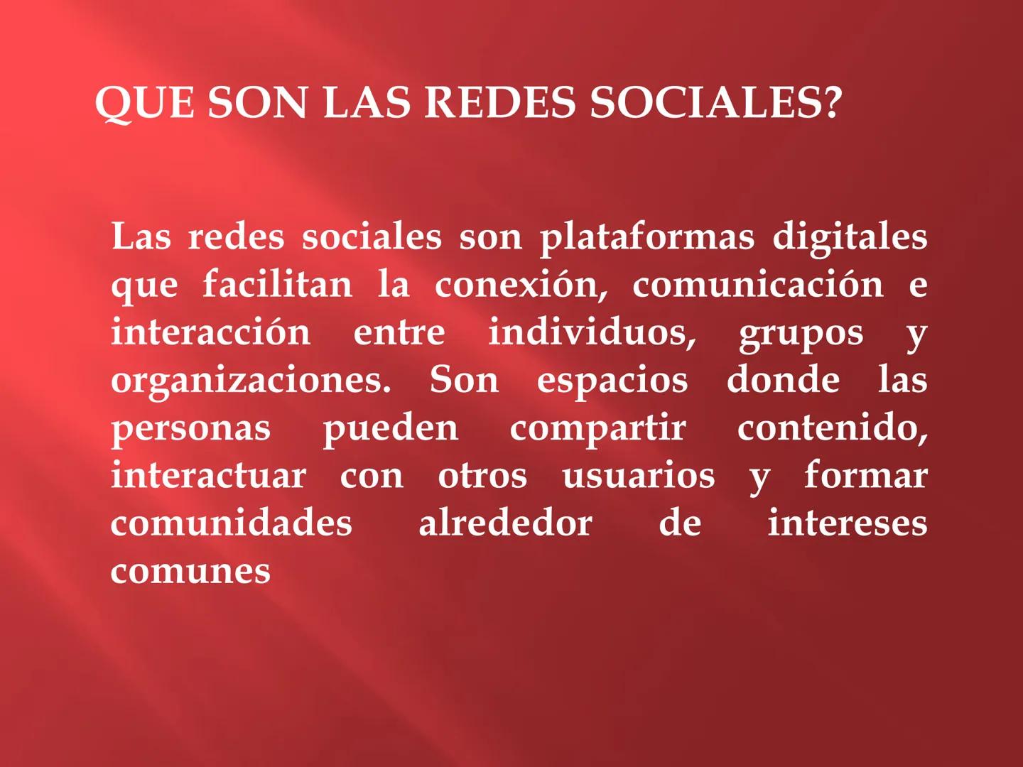 # REDES SOCIALES
RIESGOS FÍSICOS,
MENTALES Y
EMOCIONALES QUE SON LAS REDES SOCIALES?
Las redes sociales son plataformas digitales
que facil
