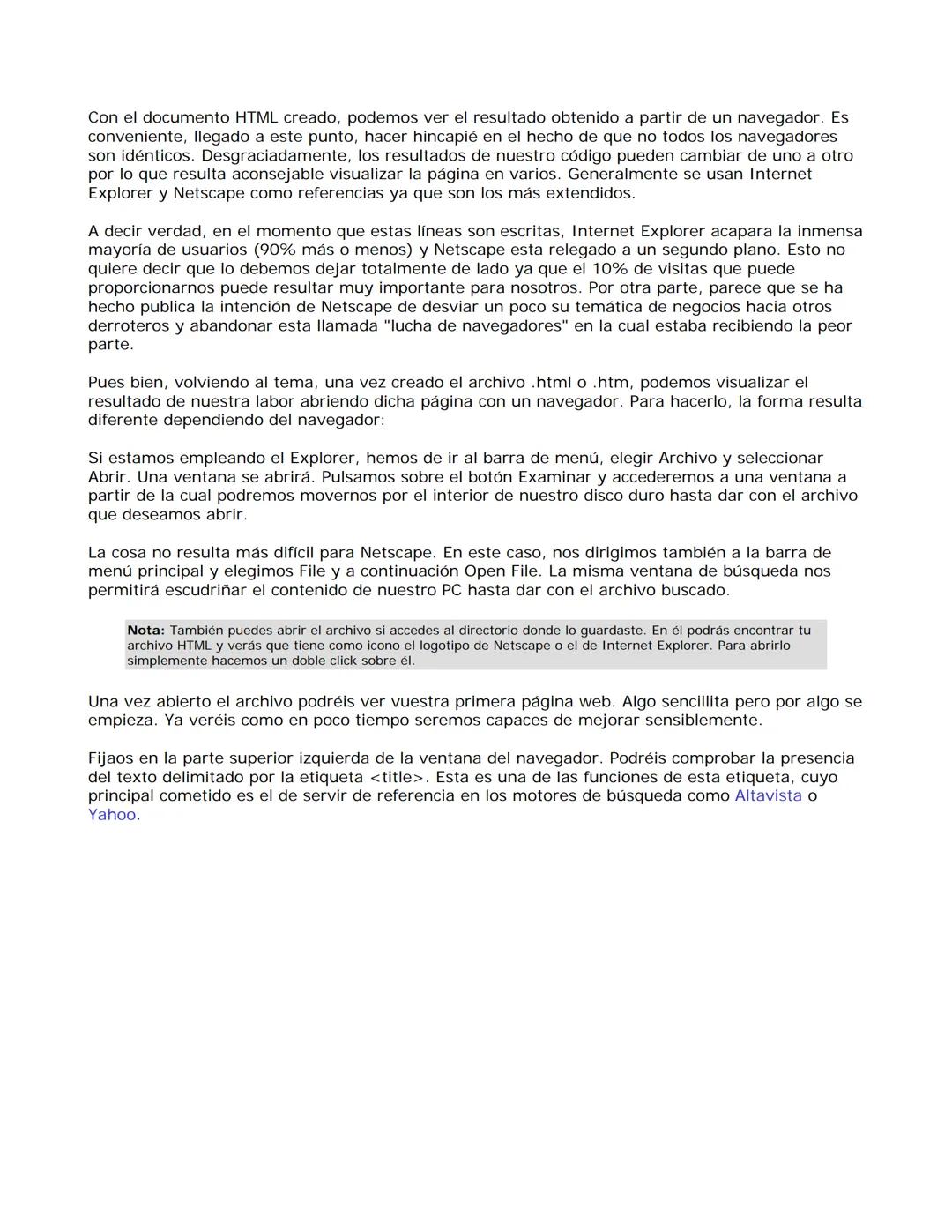 # Manual de HTML
HTML es el lenguaje utilizado como base para crear las páginas web. En este manual explicamos en profundidad como utilizar