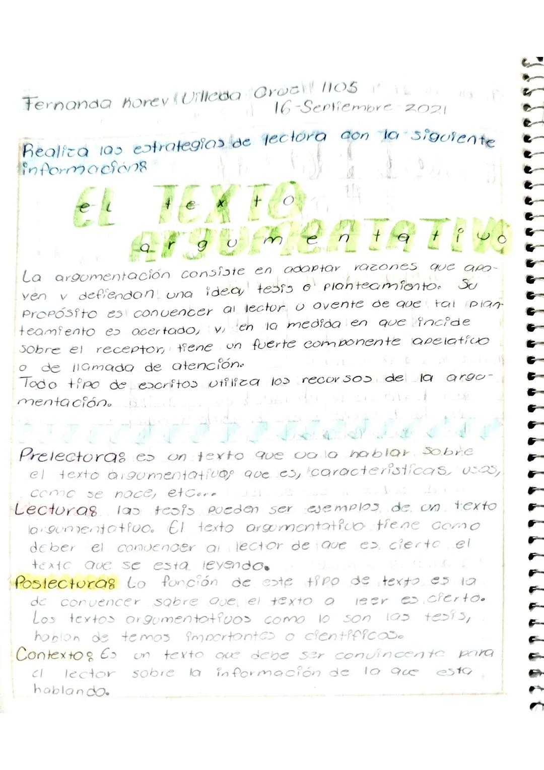 Fernanda Korey Villeda Croa Most
1802 Asal 16-Septiembre-2021
Proceso de
Lectova
Lo lectura es el acto de descodificar lo escrito.
Estrategi