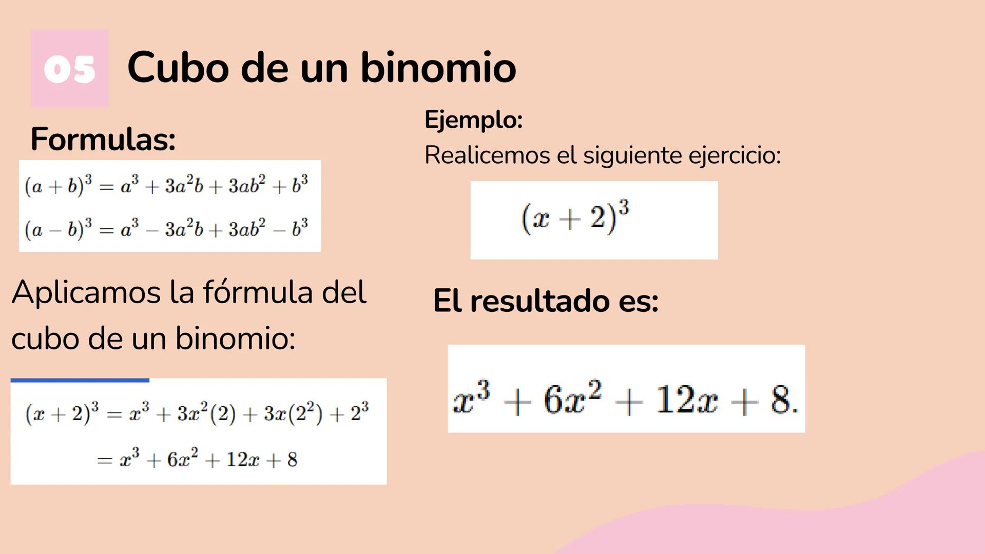 TUTORIAL DE
COMO REALIZAR
UNA EJERCICIO DE
PRODUCTO
NOTABLE
Presentado por Sara Itzel Verdin Ramirez 01 ¿Que son los
productos notables?
Los