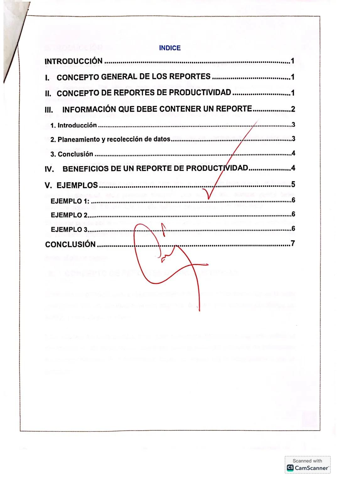 # ÍNDICE
INTRODUCCION....................................................................1
I. CONCEPTO GENERAL DE LOS REPORTES............