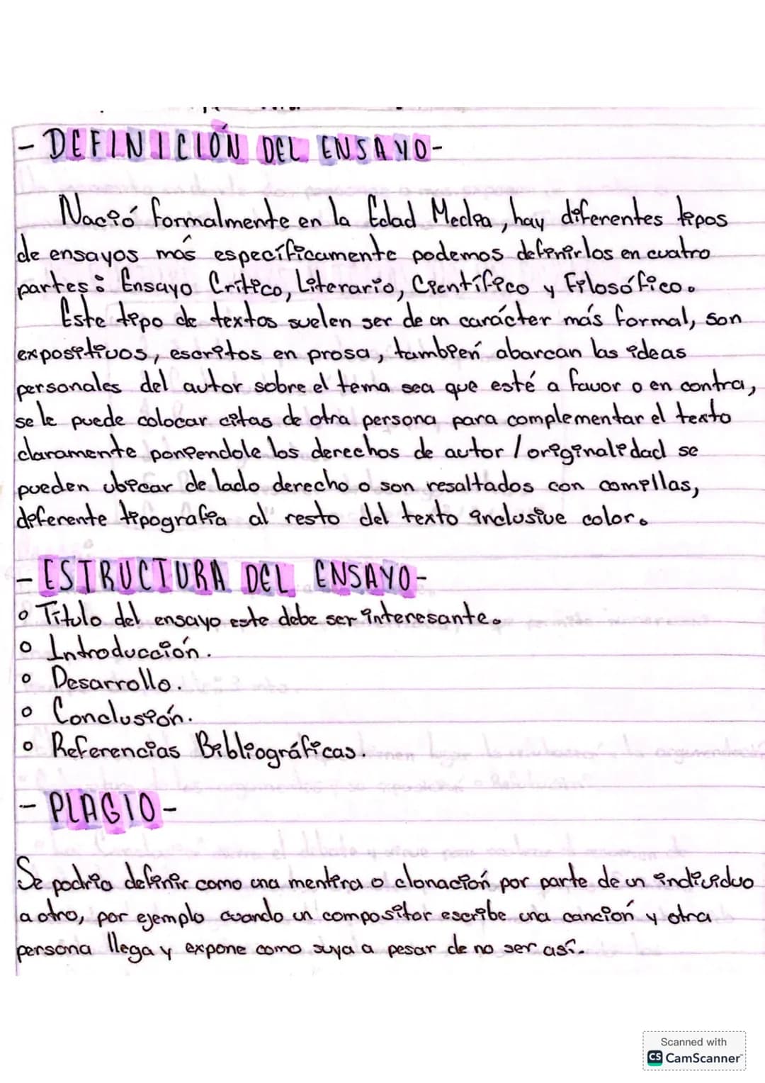 -DEFINICIÓN DEL ENSAYO-
Nació formalmente en la Edad Medra, hay diferentes tipos
de ensayos más específicamente podemos definirlos en cuatro