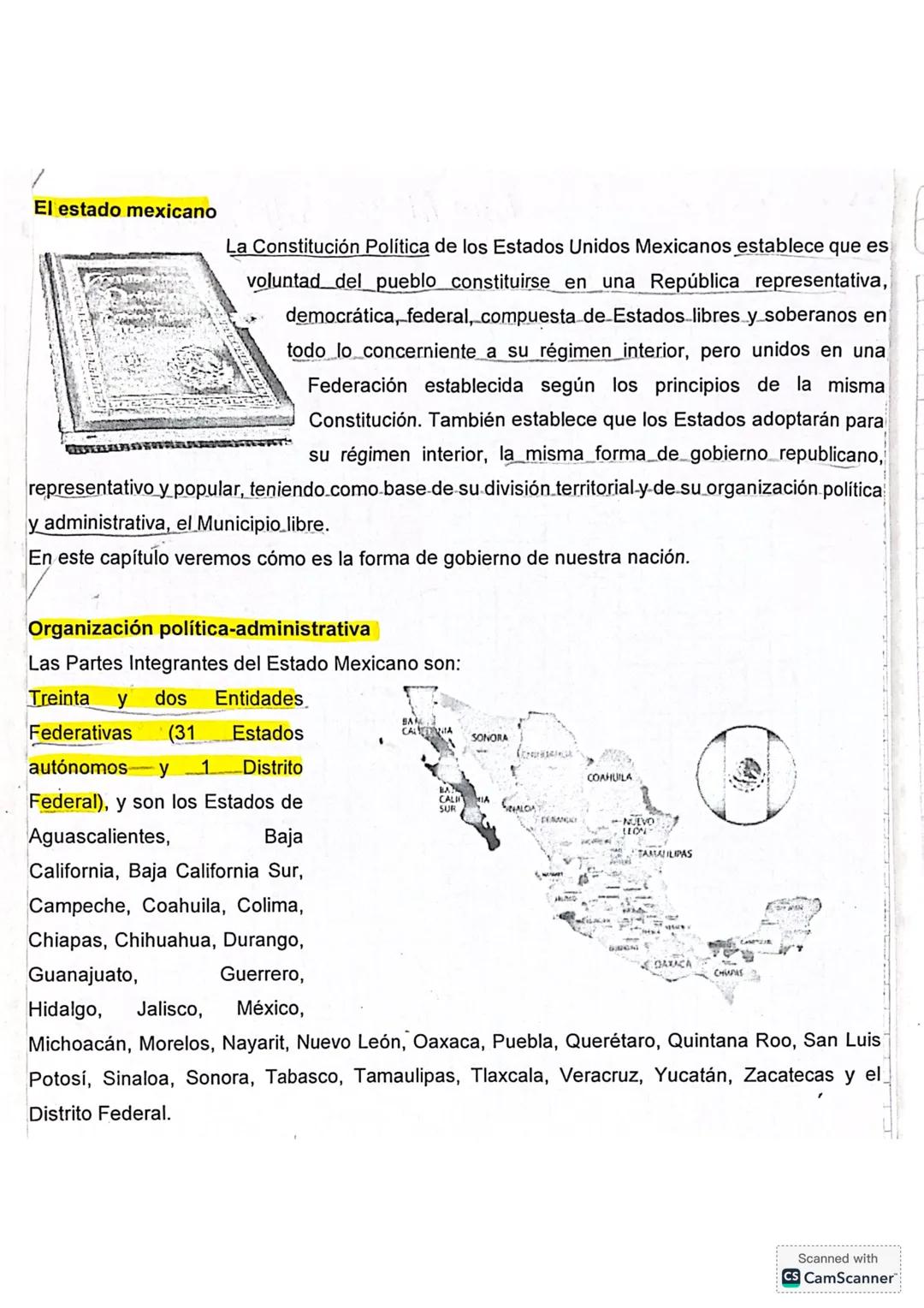 Tema: El Estado
Él estado es una entidad política soberana que tiene el poder y la autoridad para gobernar un
territorio determinado y su p