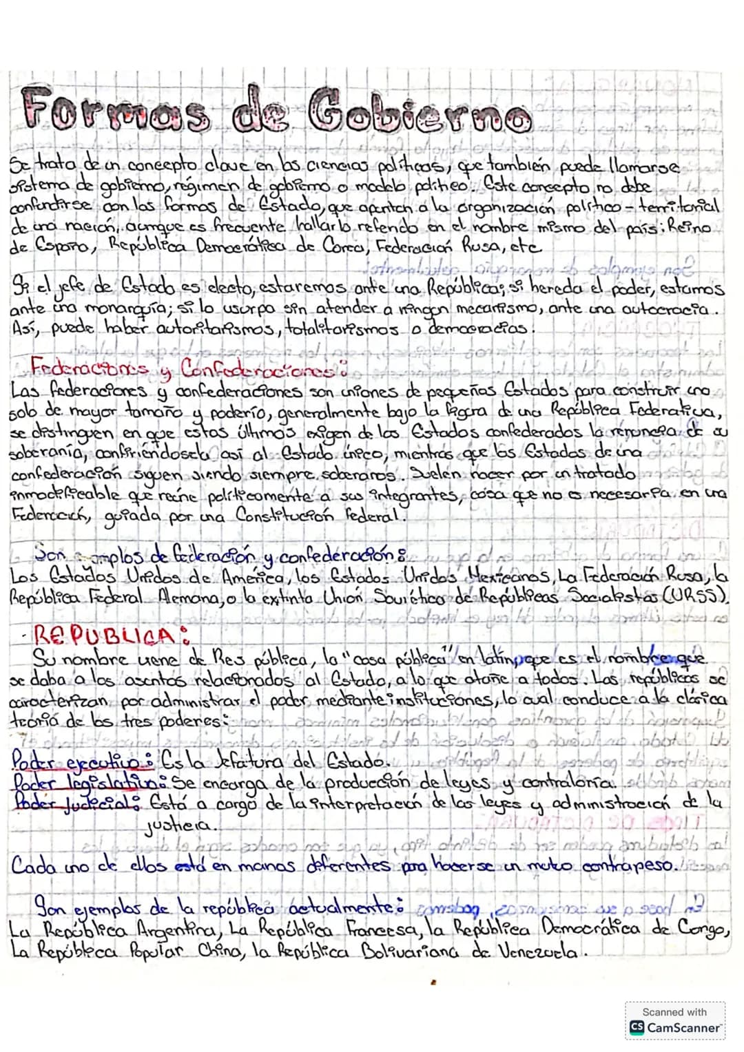 ## Formas de Gobierno
Se trata de un concepto clave en las ciencias políticas, que también puede llamarse
sistema de gobierno, régimen de g