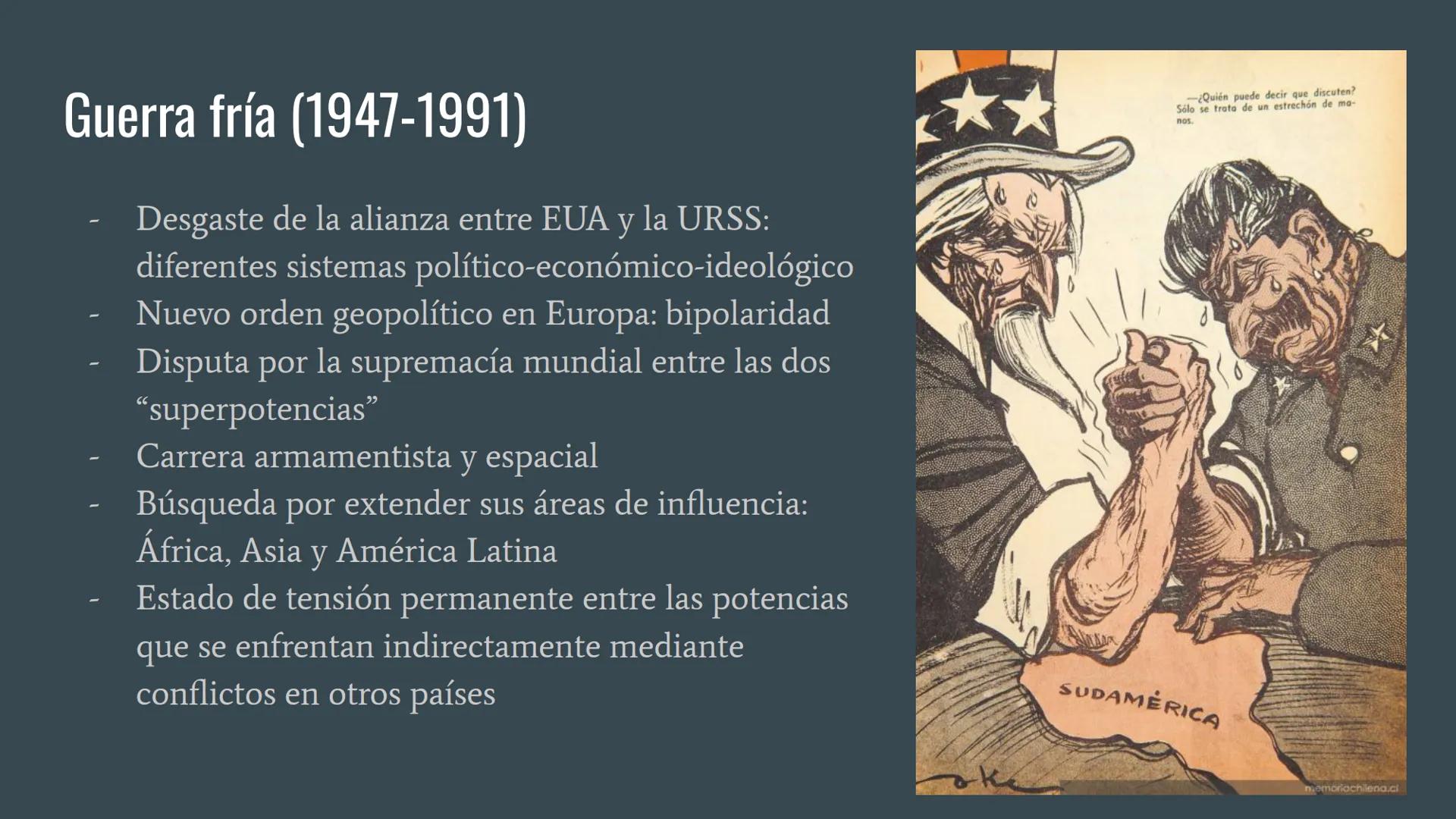SEGUNDA GUERRA MUNDIAL
... ¿Qué fue la II Guerra Mundial?
Una "guerra total" entre 1939 y 1945 entre los
Estados totalitarios (Italia, Alema
