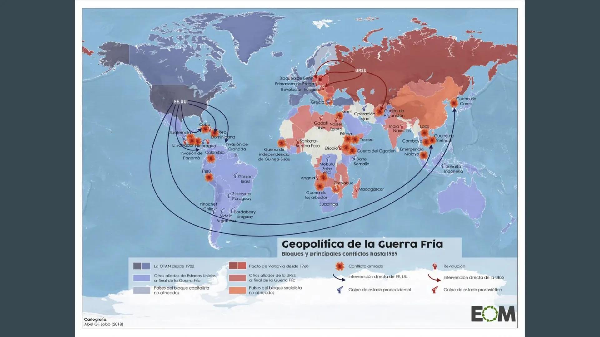SEGUNDA GUERRA MUNDIAL
... ¿Qué fue la II Guerra Mundial?
Una "guerra total" entre 1939 y 1945 entre los
Estados totalitarios (Italia, Alema