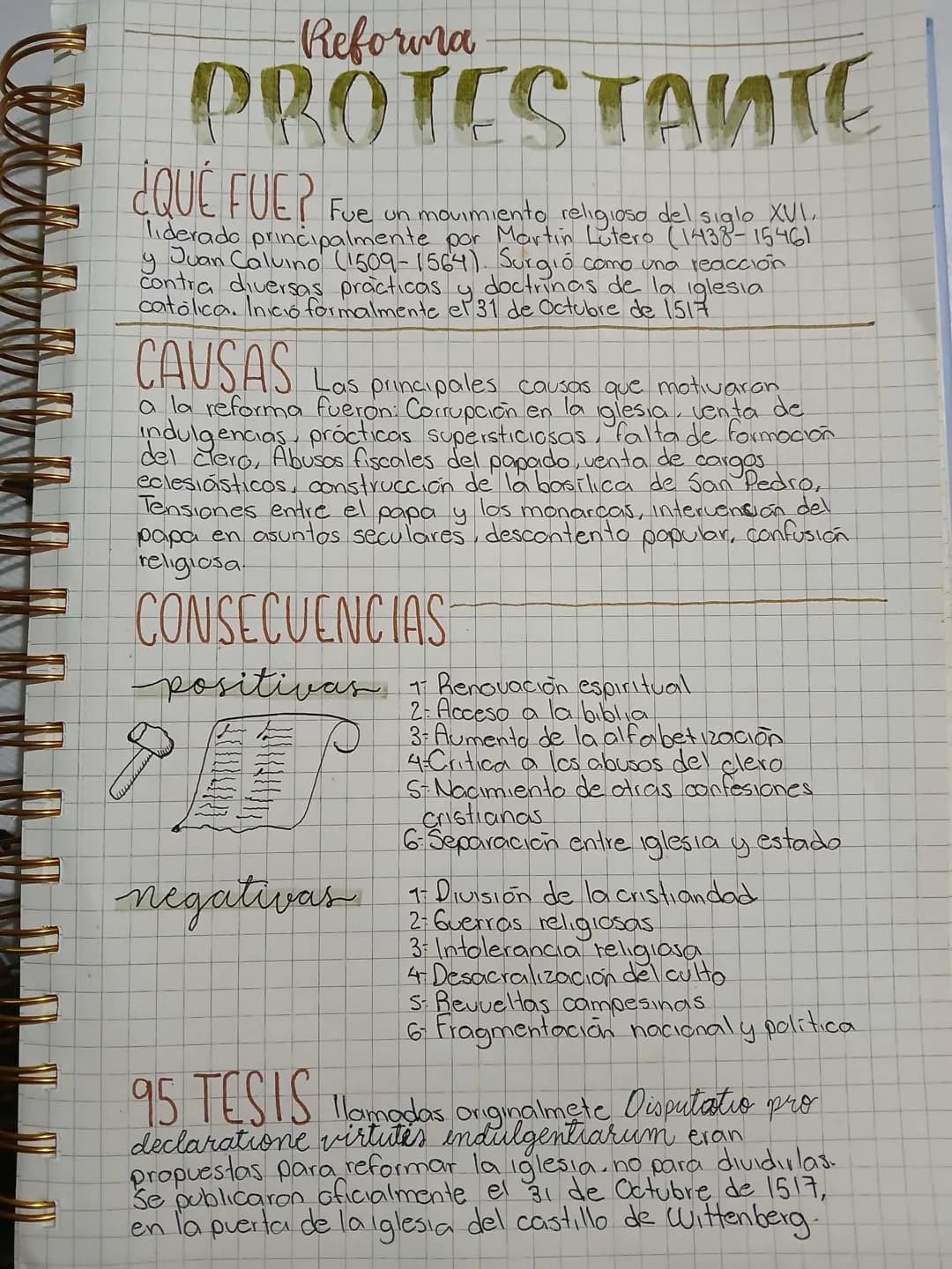 --- OCR Start ---
Reforma
PROTESTANTE
¿QUÉ FUE? Fue un moumiento, religiosa del siglo XVI.
liderado principalmente por Martin Lutero (1438-1