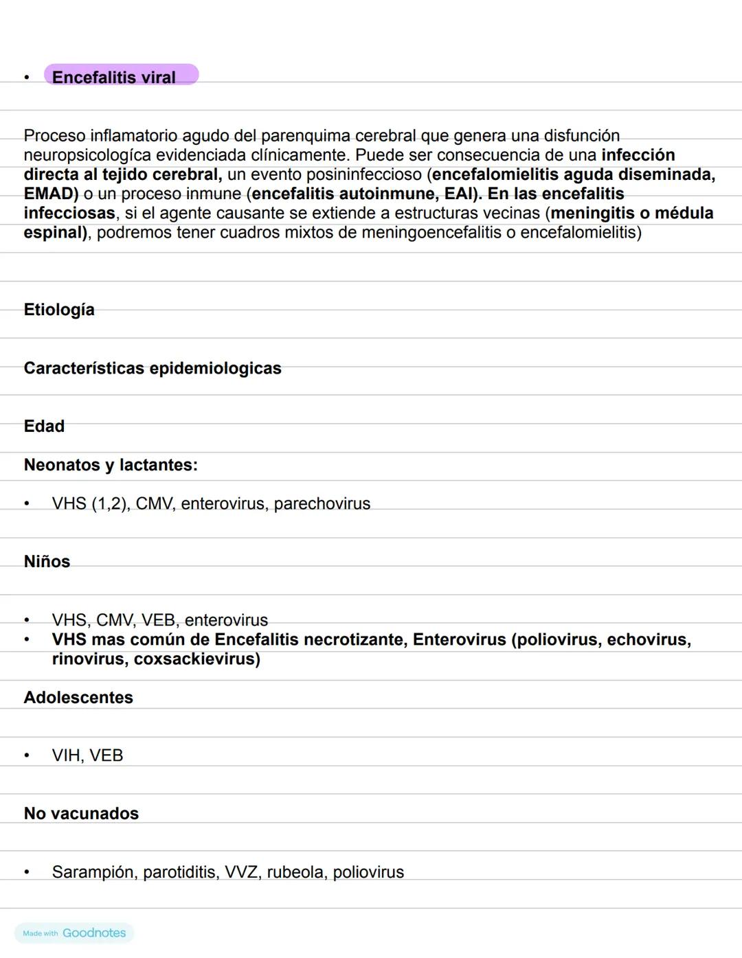 Made with Goodnotes # Enterocolitis necrosante
Trastorno caracterizado por la necrosis de la mucosa y submucosa del intestino delgado o del