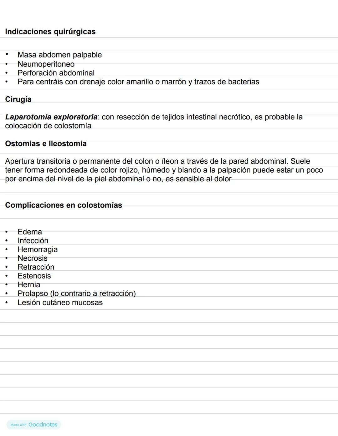Made with Goodnotes # Enterocolitis necrosante
Trastorno caracterizado por la necrosis de la mucosa y submucosa del intestino delgado o del