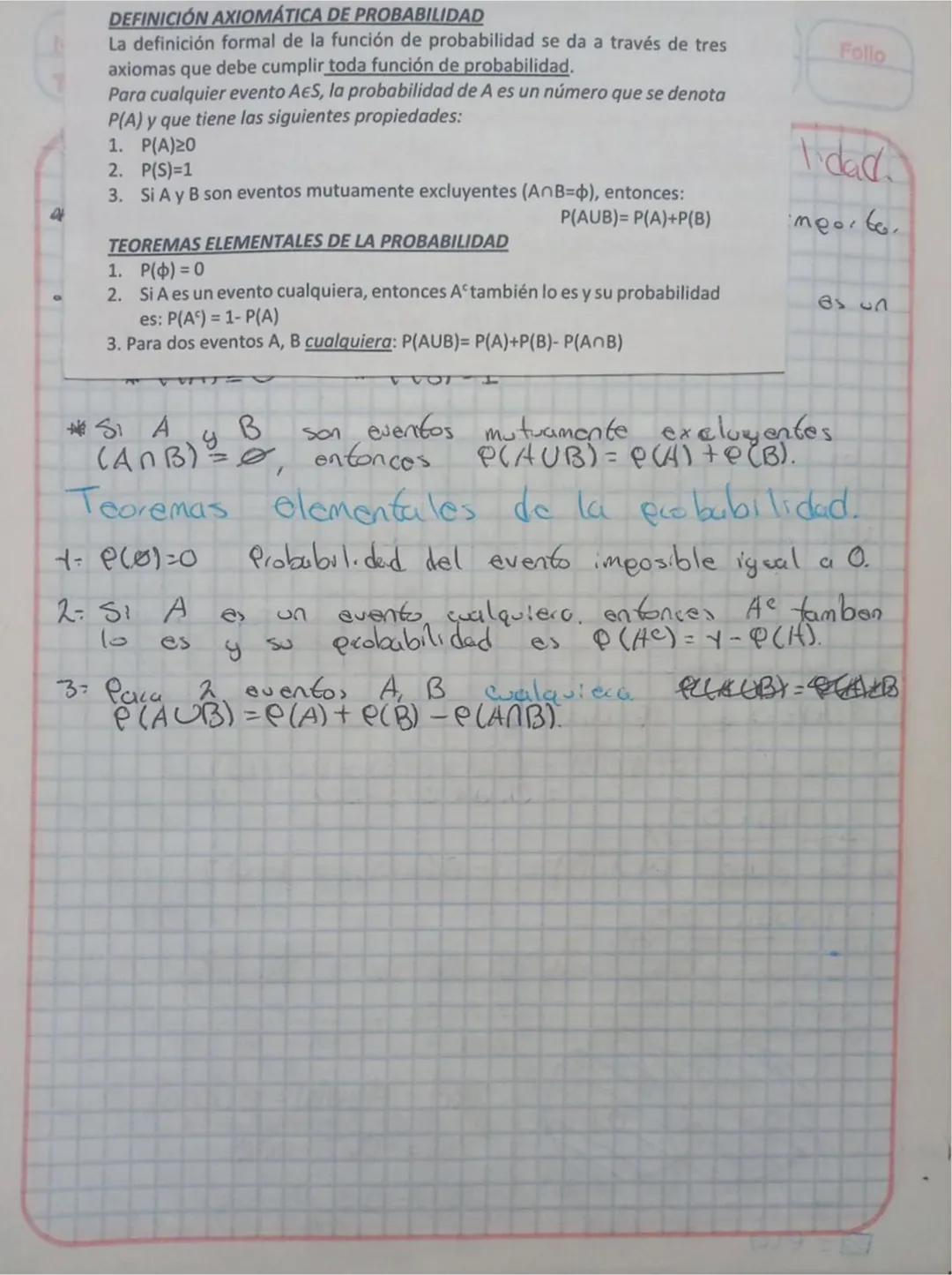 # Teoria de la Probabilidad
* Objetivo: Evaluar probabilidades utilizando axiomas y teoremas de la probabilidad, tecnicas de conteo y diagr