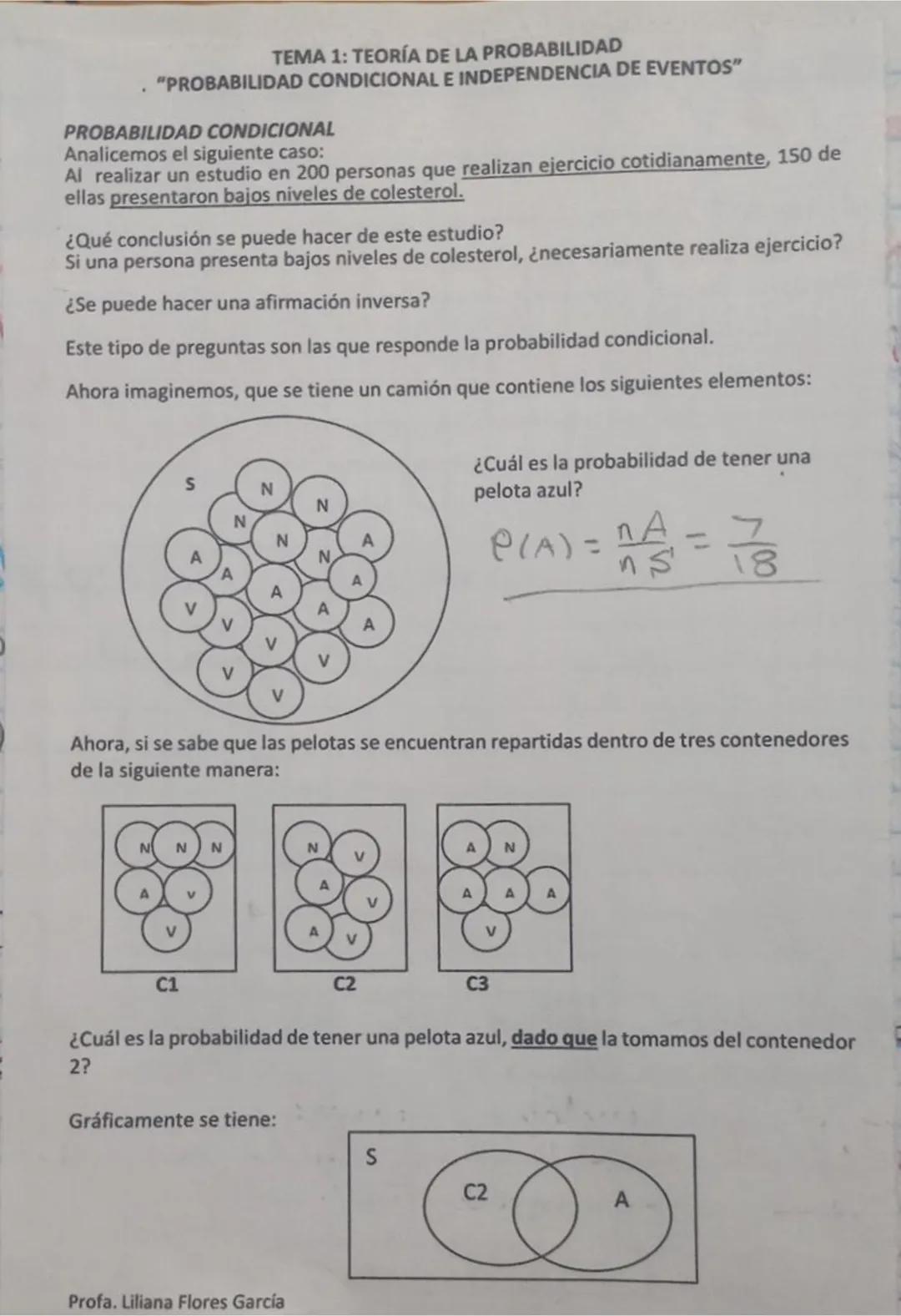 # Teoria de la Probabilidad
* Objetivo: Evaluar probabilidades utilizando axiomas y teoremas de la probabilidad, tecnicas de conteo y diagr