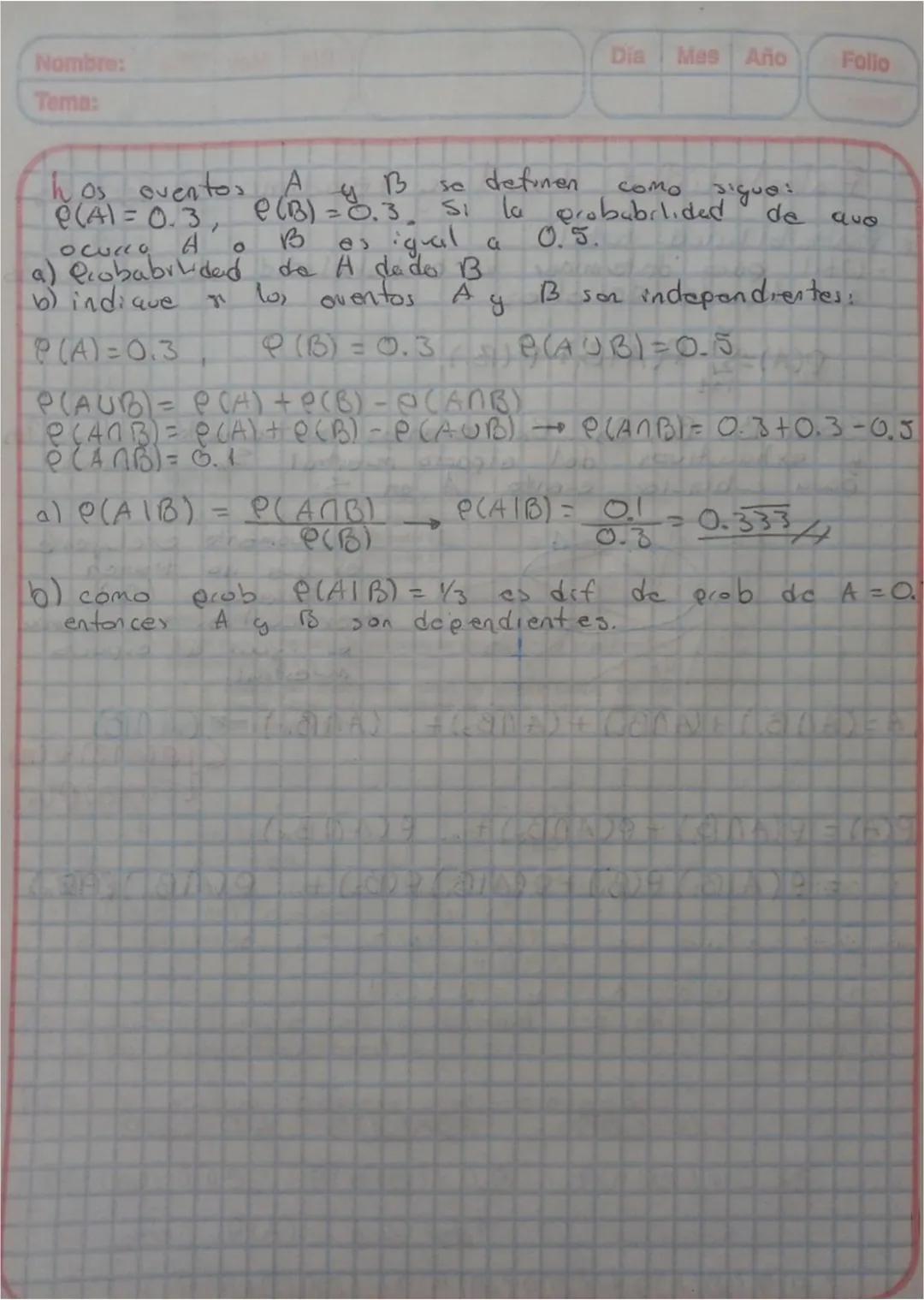 # Teoria de la Probabilidad
* Objetivo: Evaluar probabilidades utilizando axiomas y teoremas de la probabilidad, tecnicas de conteo y diagr