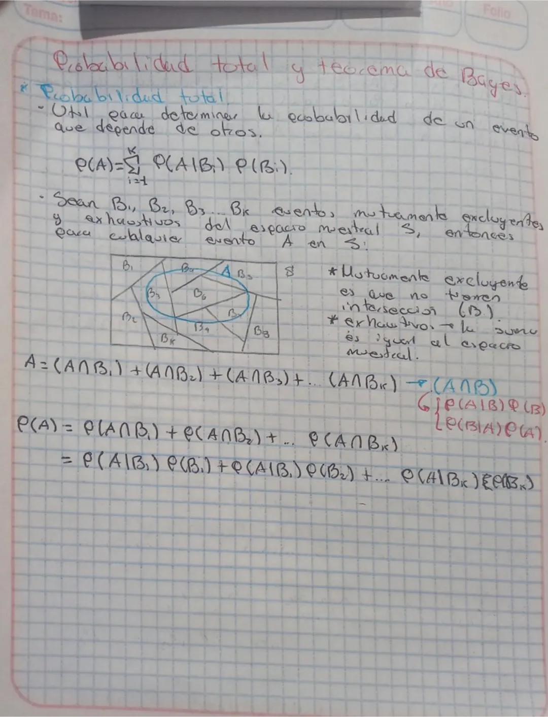 # Teoria de la Probabilidad
* Objetivo: Evaluar probabilidades utilizando axiomas y teoremas de la probabilidad, tecnicas de conteo y diagr
