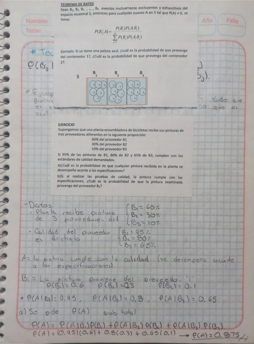 # Teoria de la Probabilidad
* Objetivo: Evaluar probabilidades utilizando axiomas y teoremas de la probabilidad, tecnicas de conteo y diagr