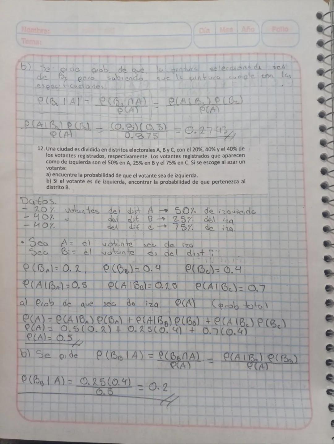 # Teoria de la Probabilidad
* Objetivo: Evaluar probabilidades utilizando axiomas y teoremas de la probabilidad, tecnicas de conteo y diagr