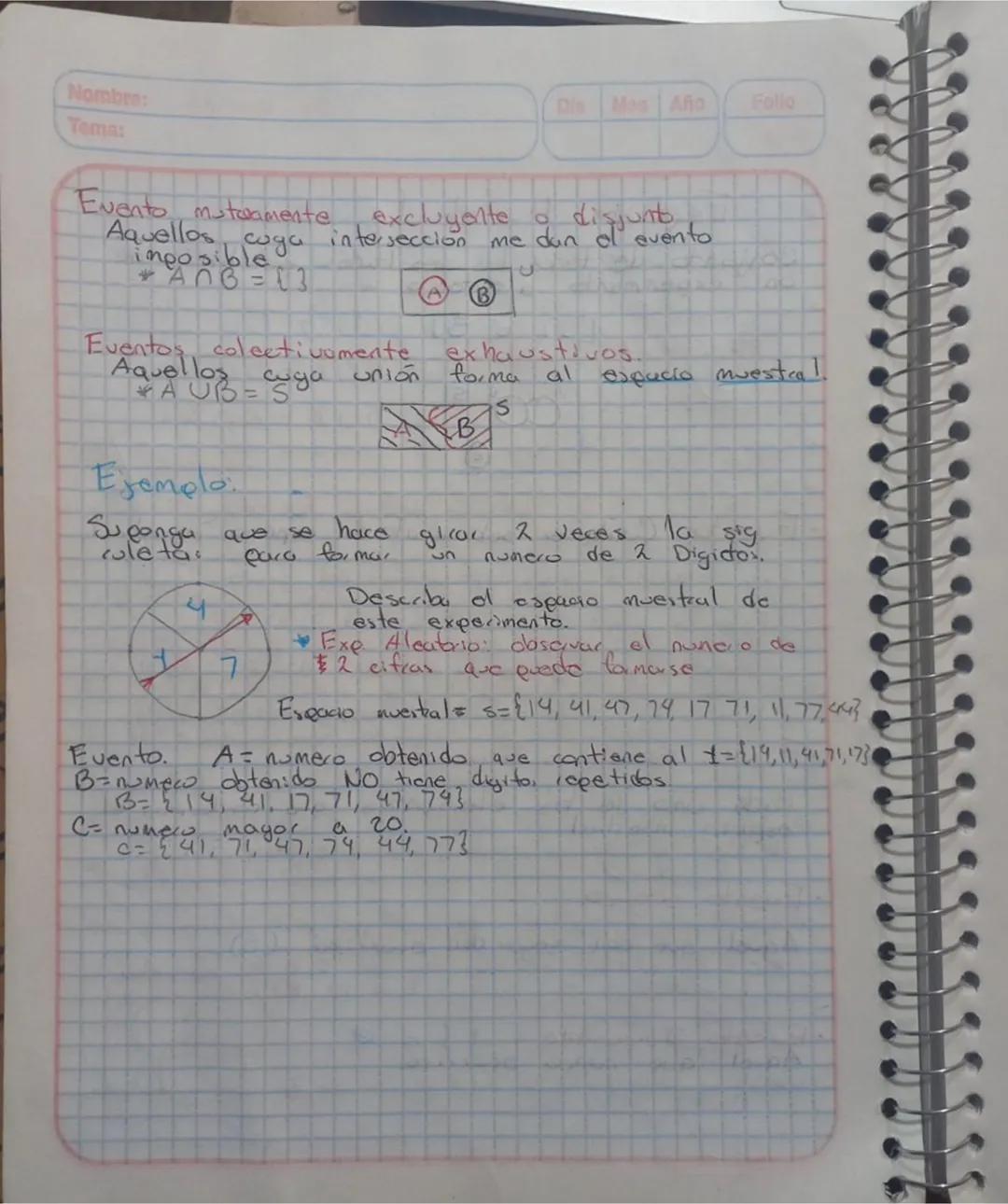 # Teoria de la Probabilidad
* Objetivo: Evaluar probabilidades utilizando axiomas y teoremas de la probabilidad, tecnicas de conteo y diagr
