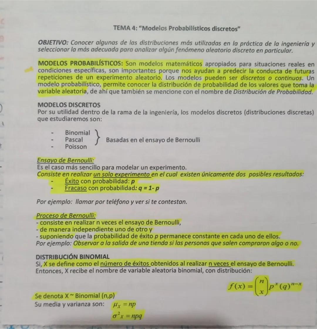 # Teoria de la Probabilidad
* Objetivo: Evaluar probabilidades utilizando axiomas y teoremas de la probabilidad, tecnicas de conteo y diagr