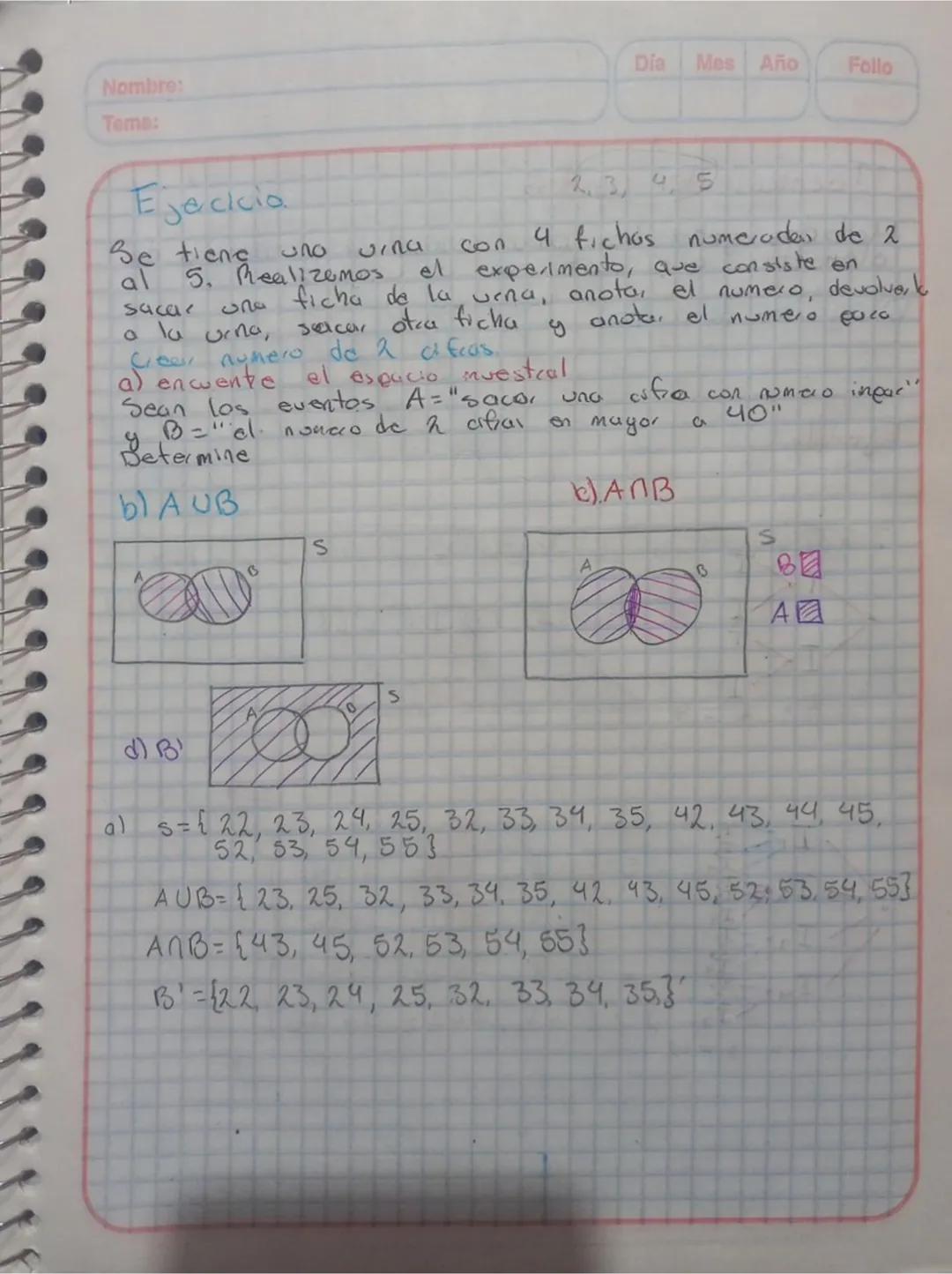 # Teoria de la Probabilidad
* Objetivo: Evaluar probabilidades utilizando axiomas y teoremas de la probabilidad, tecnicas de conteo y diagr