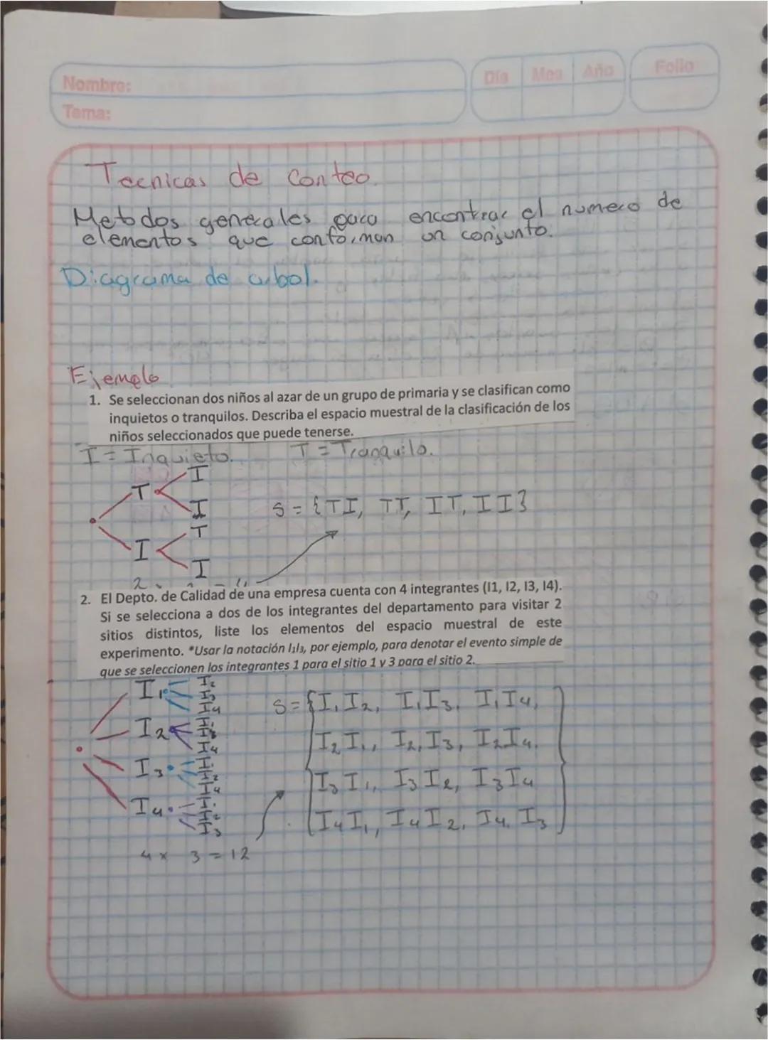 # Teoria de la Probabilidad
* Objetivo: Evaluar probabilidades utilizando axiomas y teoremas de la probabilidad, tecnicas de conteo y diagr